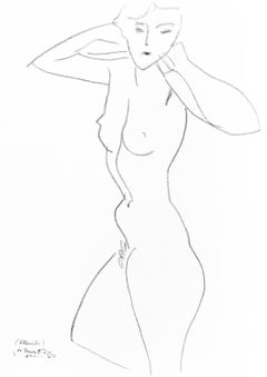 Matisse, Estudio de figura, Derrière le miroir (después de)