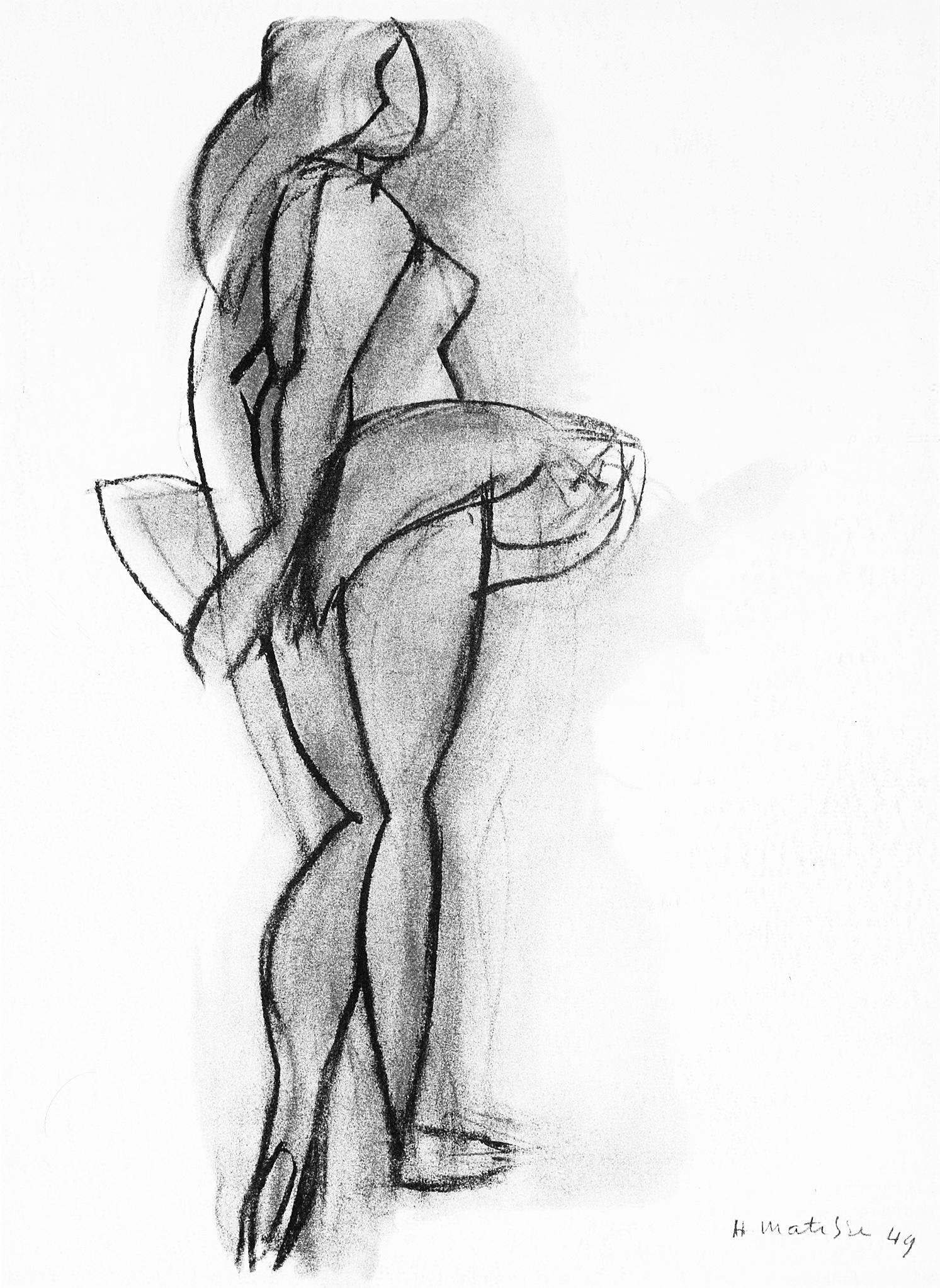 Matisse, Figure Study, Derrière le miroir (after)