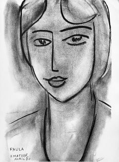 Vintage Matisse, Figure Study, Derrière le miroir (after)