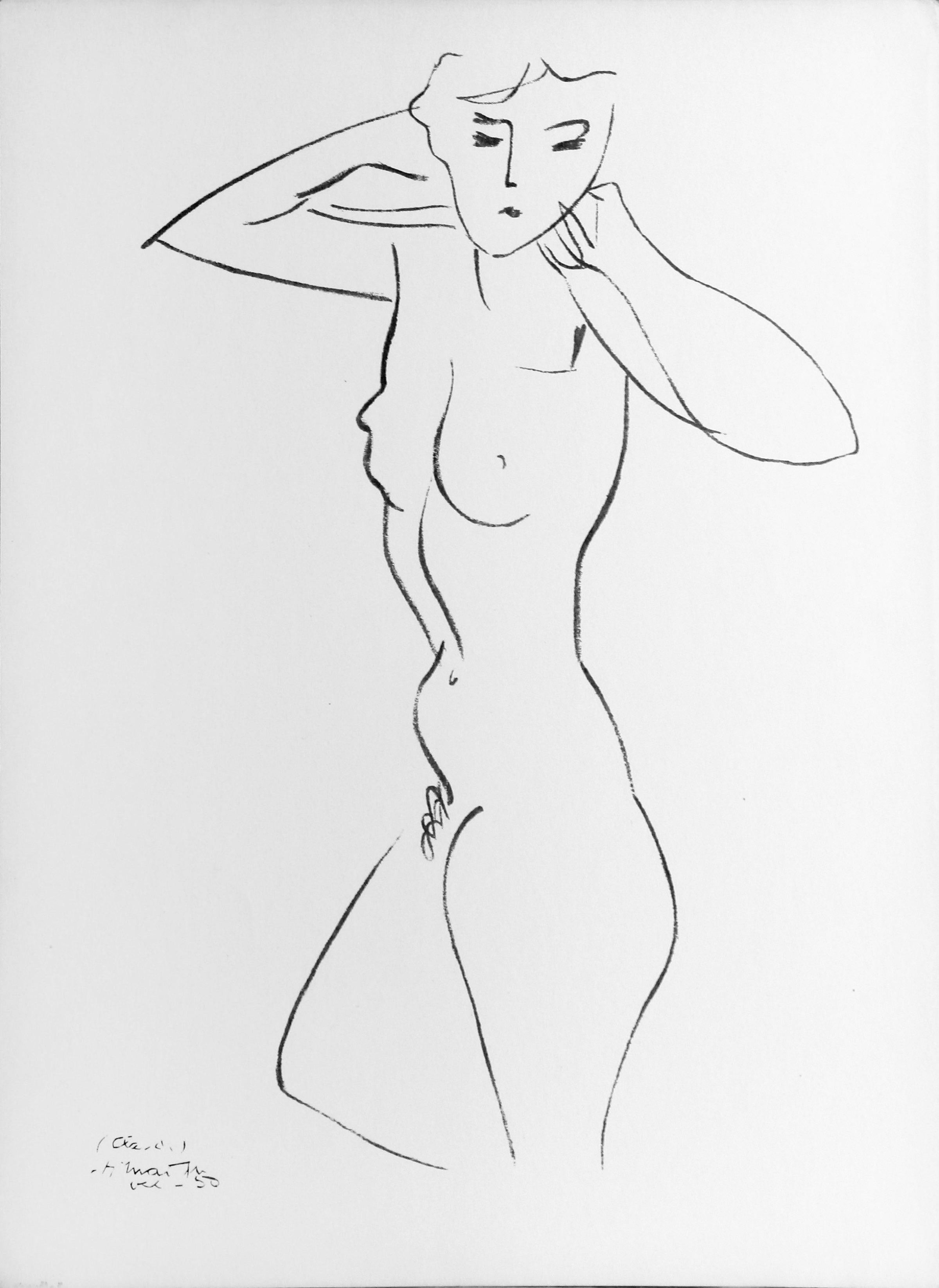 Matisse, Studio di figura, Derrière le miroir (dopo)