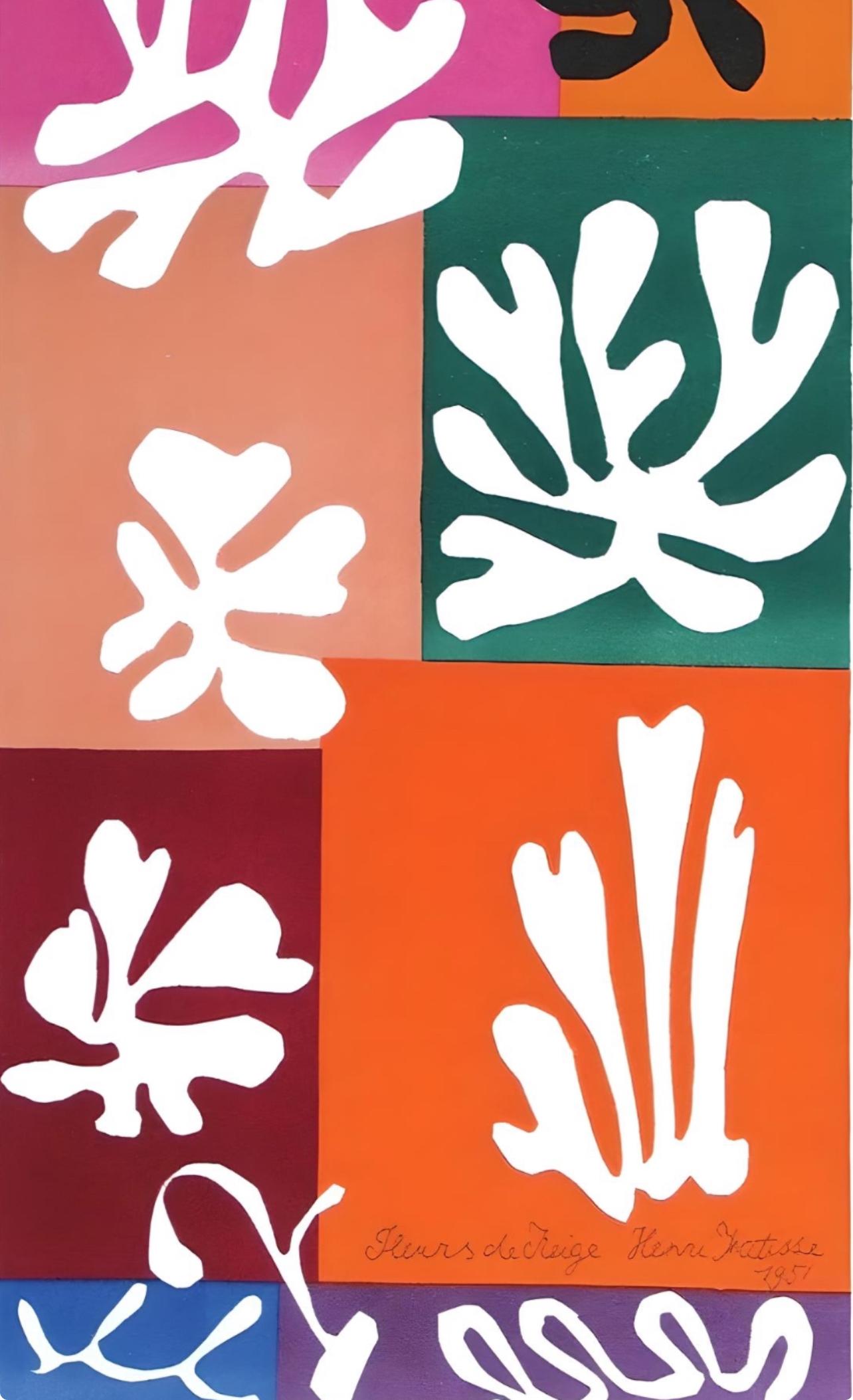 Matisse, Fleurs de neige (Duthuit 139), Verve : Revue Artistique (après) - Moderne Print par Henri Matisse