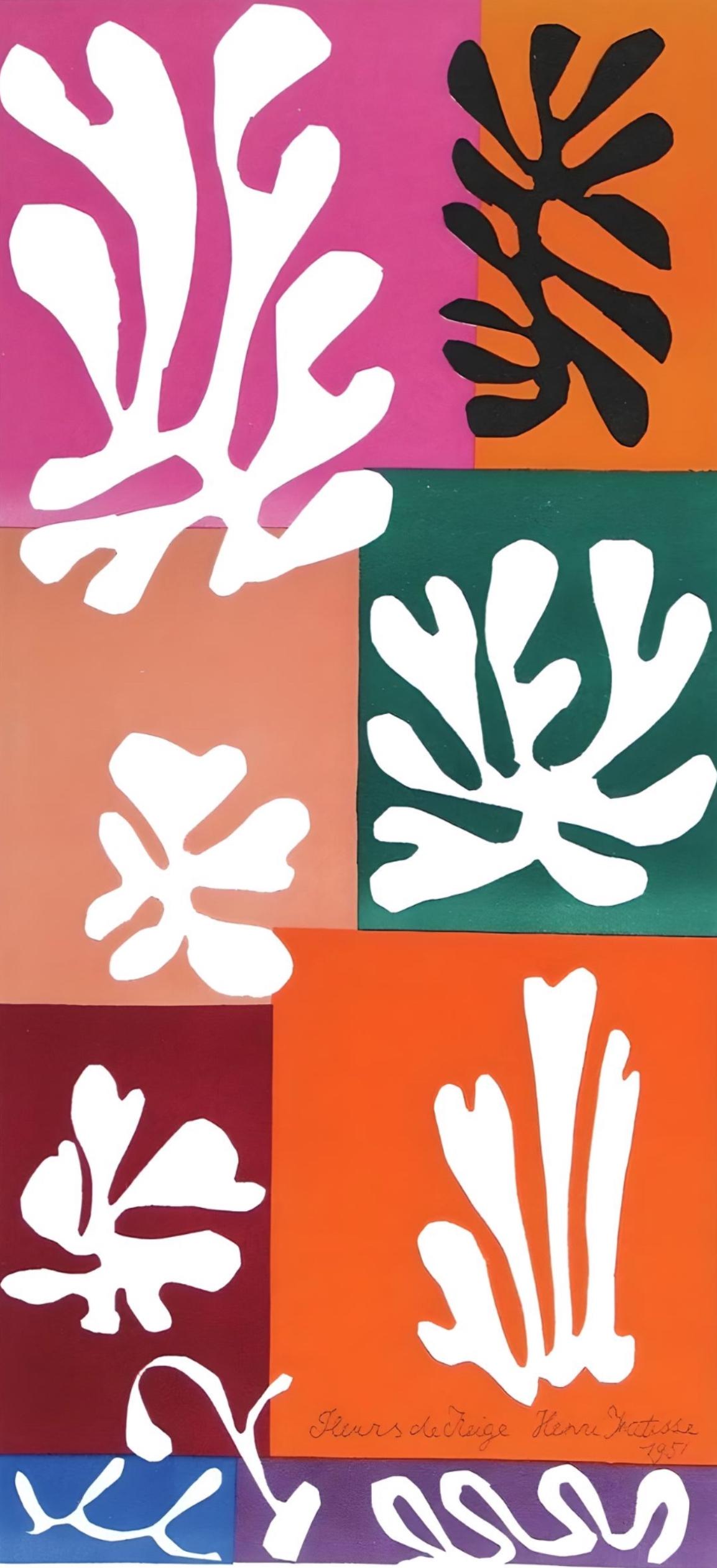 Henri Matisse Landscape Print – Matisse, Fleurs de neige (Duthuit 139), Verve: Revue Artistique (nach)