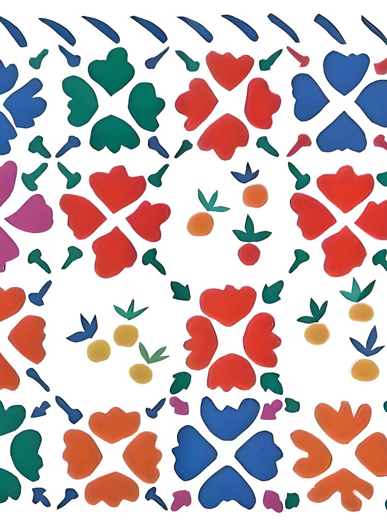Matisse, Fleurs et fruits (Duthuit 139), Verve: Revue Artistique (después) - Print Moderno de Henri Matisse