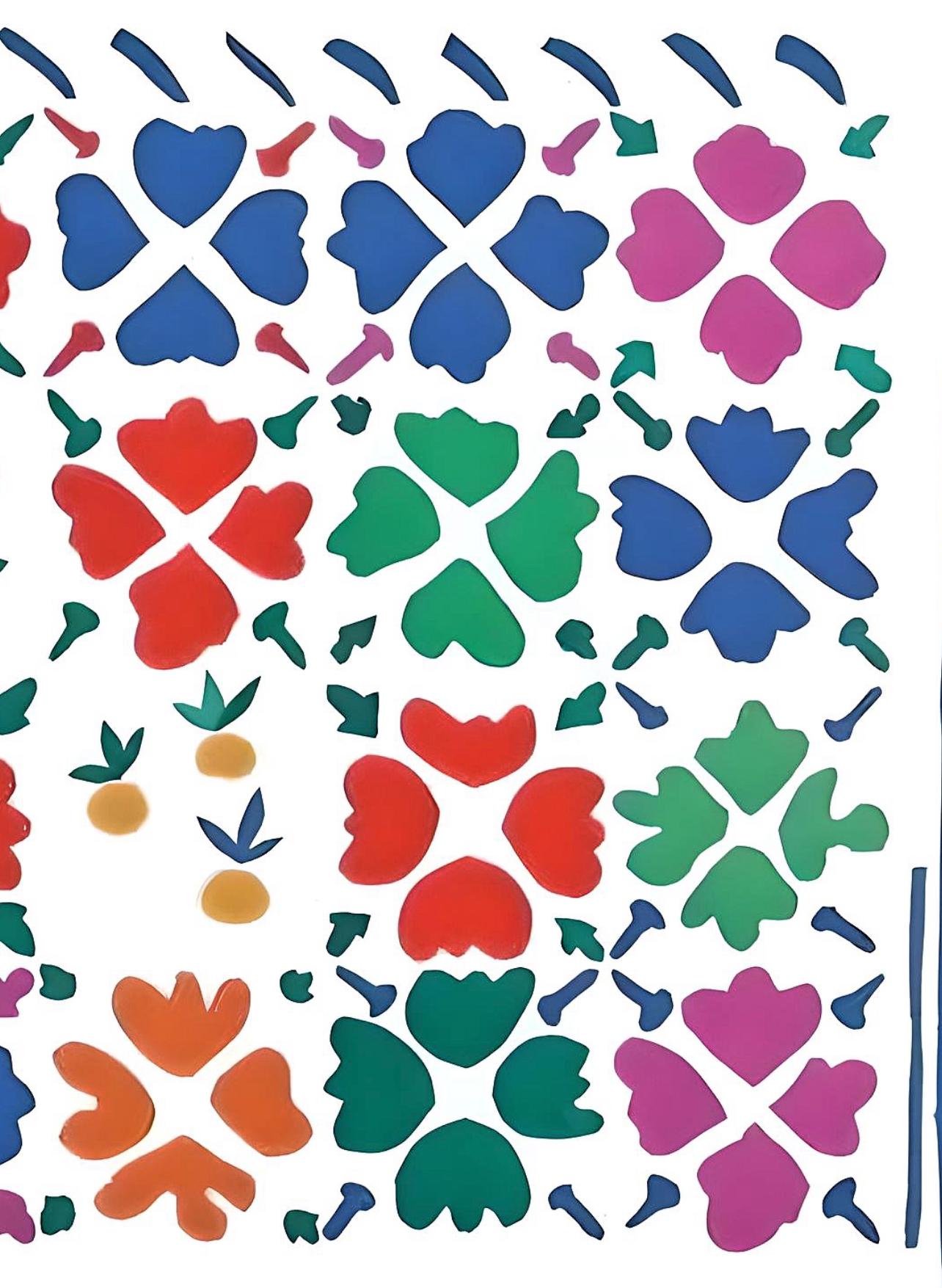 Matisse, Fleurs et fruits (Duthuit 139), Verve: Revue Artistique (después) - Landscape Print Gris de Henri Matisse