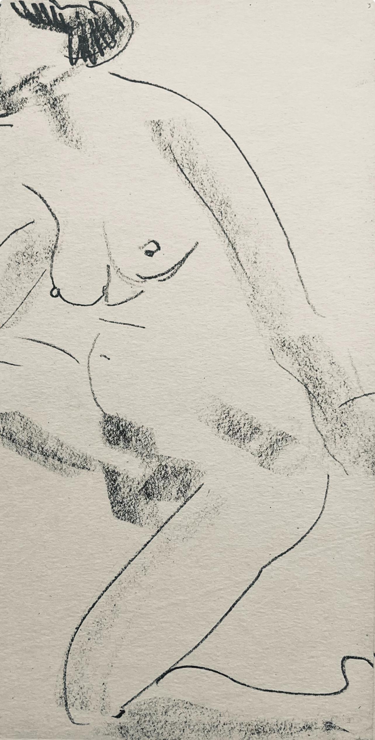 Matisse, Fusain, Dessins de Henri-Matisse (d'après) - Moderne Print par Henri Matisse
