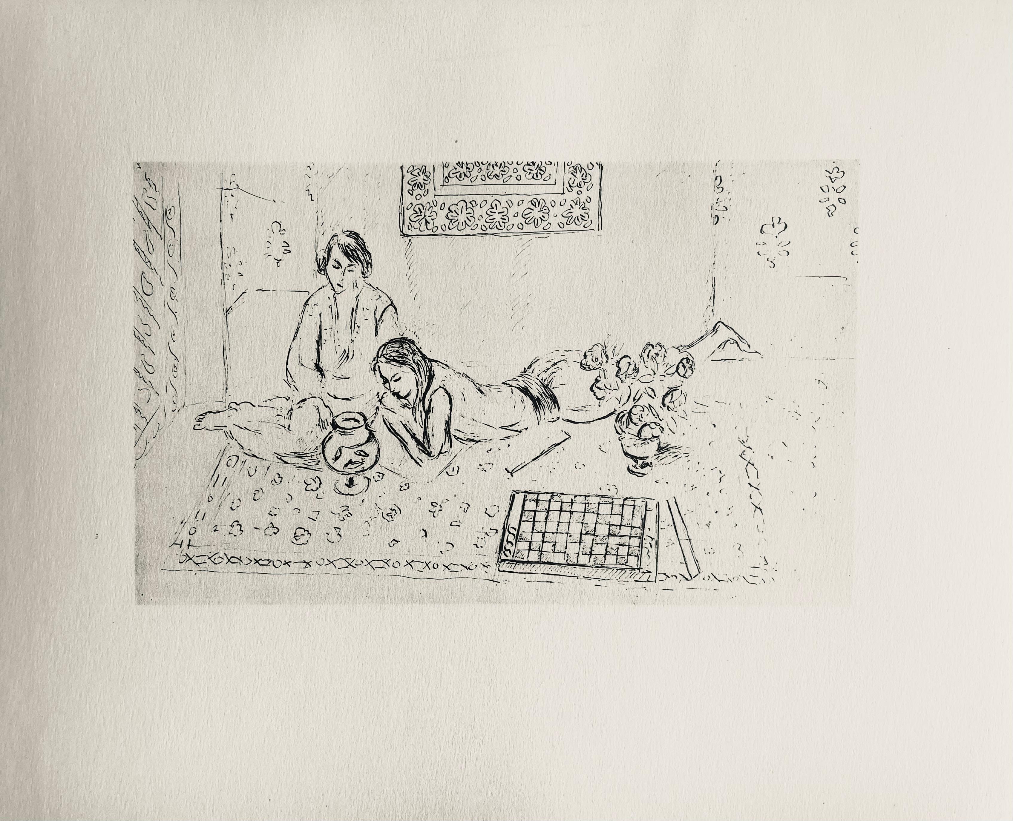 Lithograph on vélin Lafuma paper. Unsigned and unnumbered, as issued. Good Condition; never framed or matted. Notes: From the volume, Dessins de Henri-Matisse, 1925. Published by Éditions des Quatre Chemins, Paris; lithographic plates rendered by