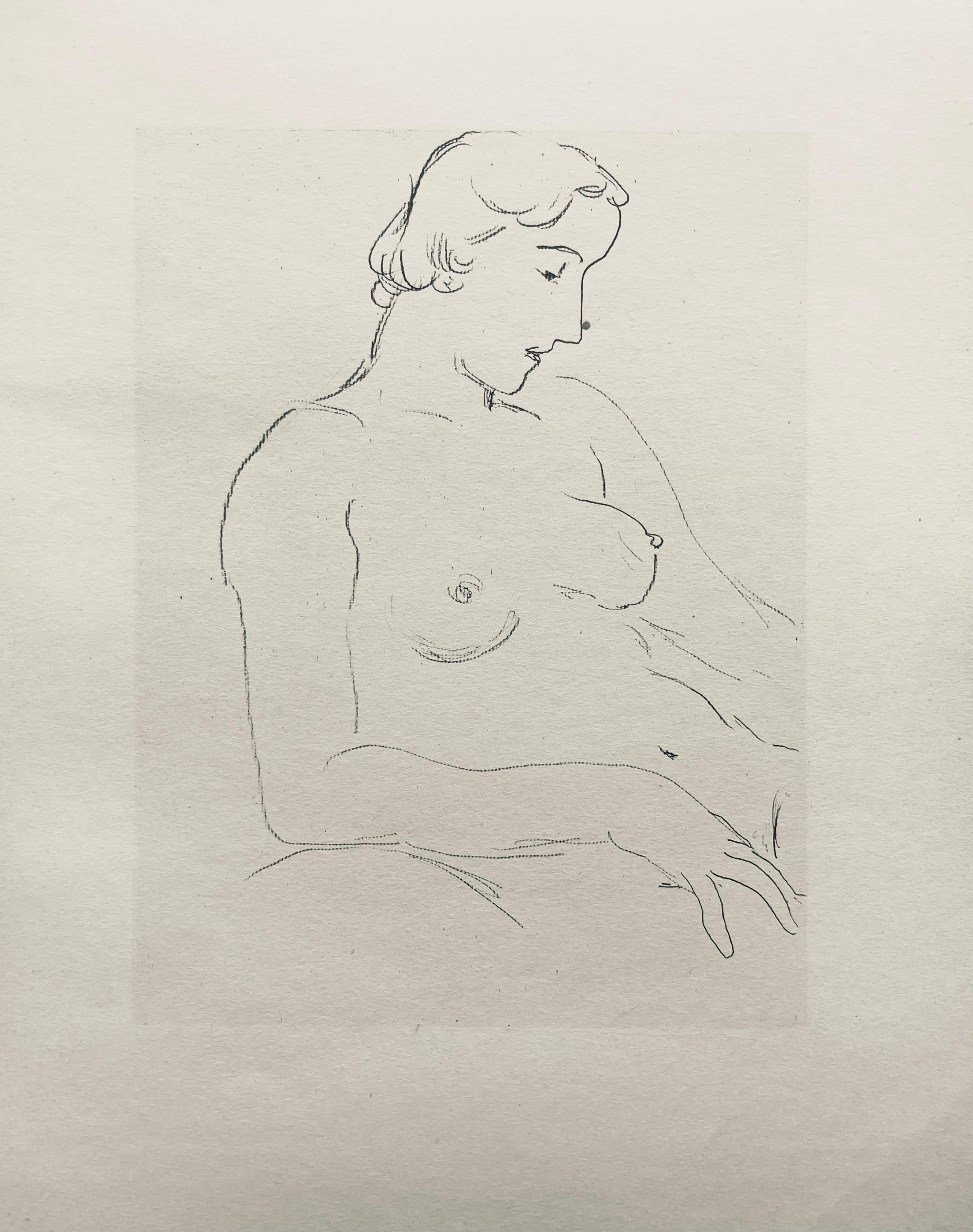 Matisse, Fusain, Dessins de Henri-Matisse (d'après) en vente 1