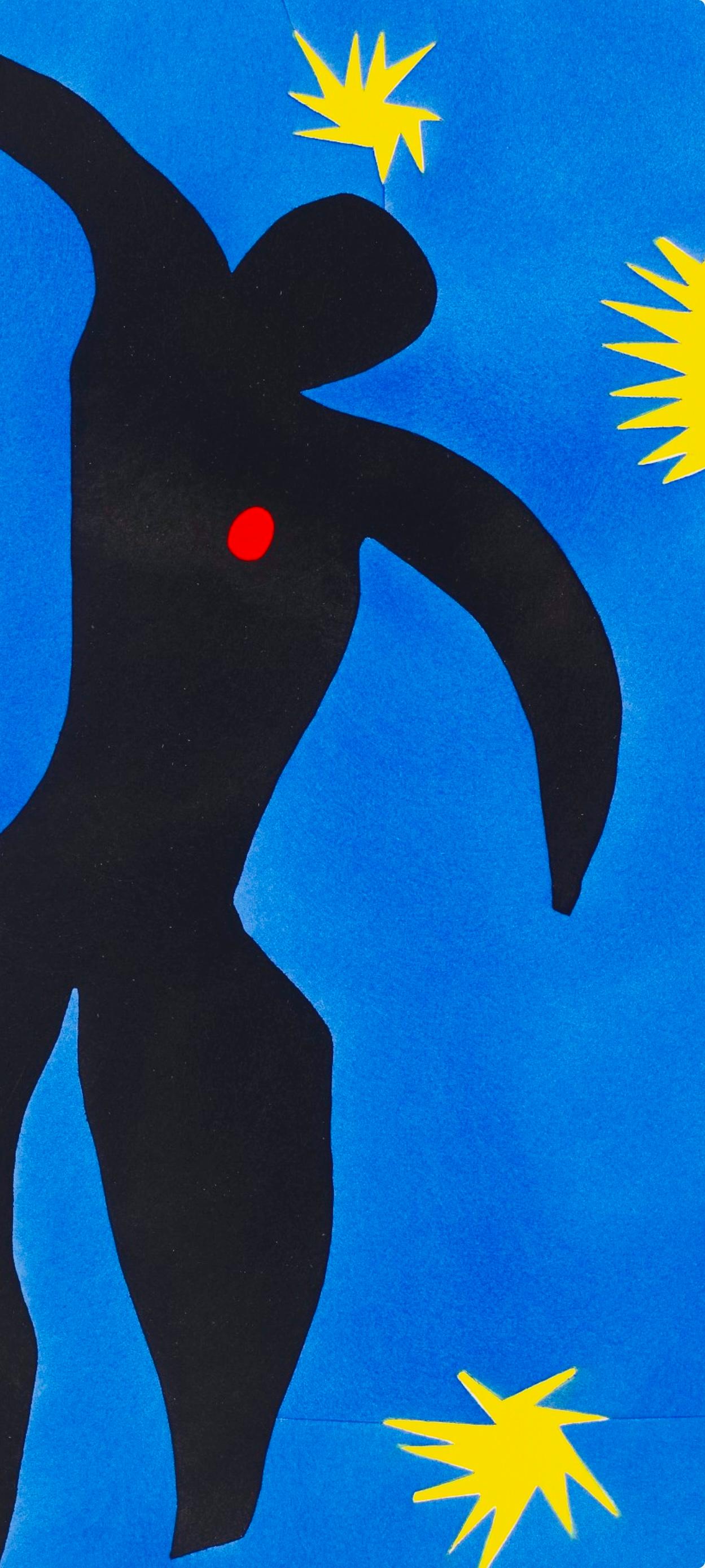 Matisse, Icare, Jazz, Edizione speciale per il MoMA (dopo) - Abstract Print Blu di Henri Matisse