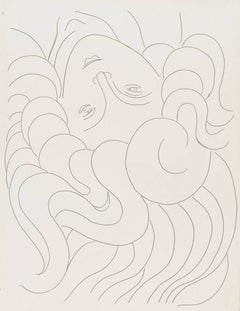 Vintage Matisse, La Chevelure (The Head of Hair), Poésies (after)