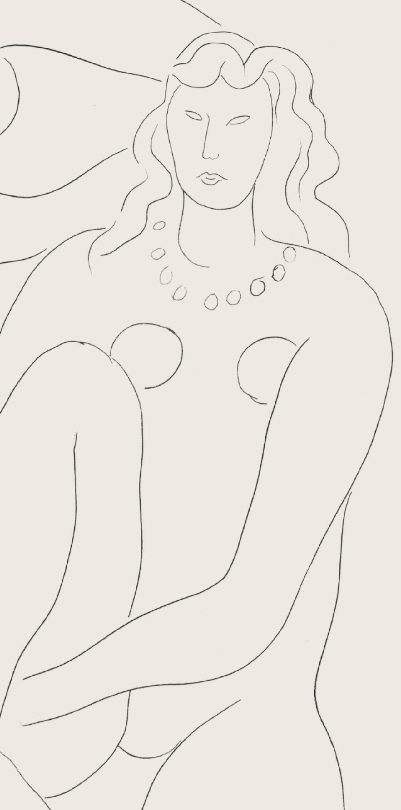 Matisse, La coiffure d'Hérodiade, Poésies (after) - Modern Print by Henri Matisse