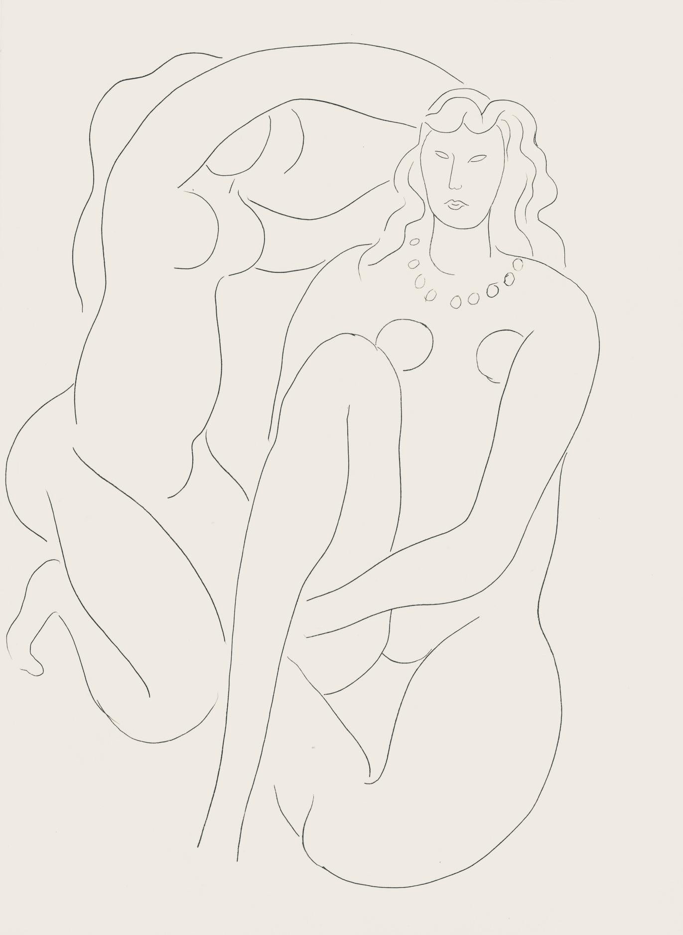 Henri Matisse Figurative Print - Matisse, La coiffure d'Hérodiade (Herodotus' Coiffure), Poésies (after)