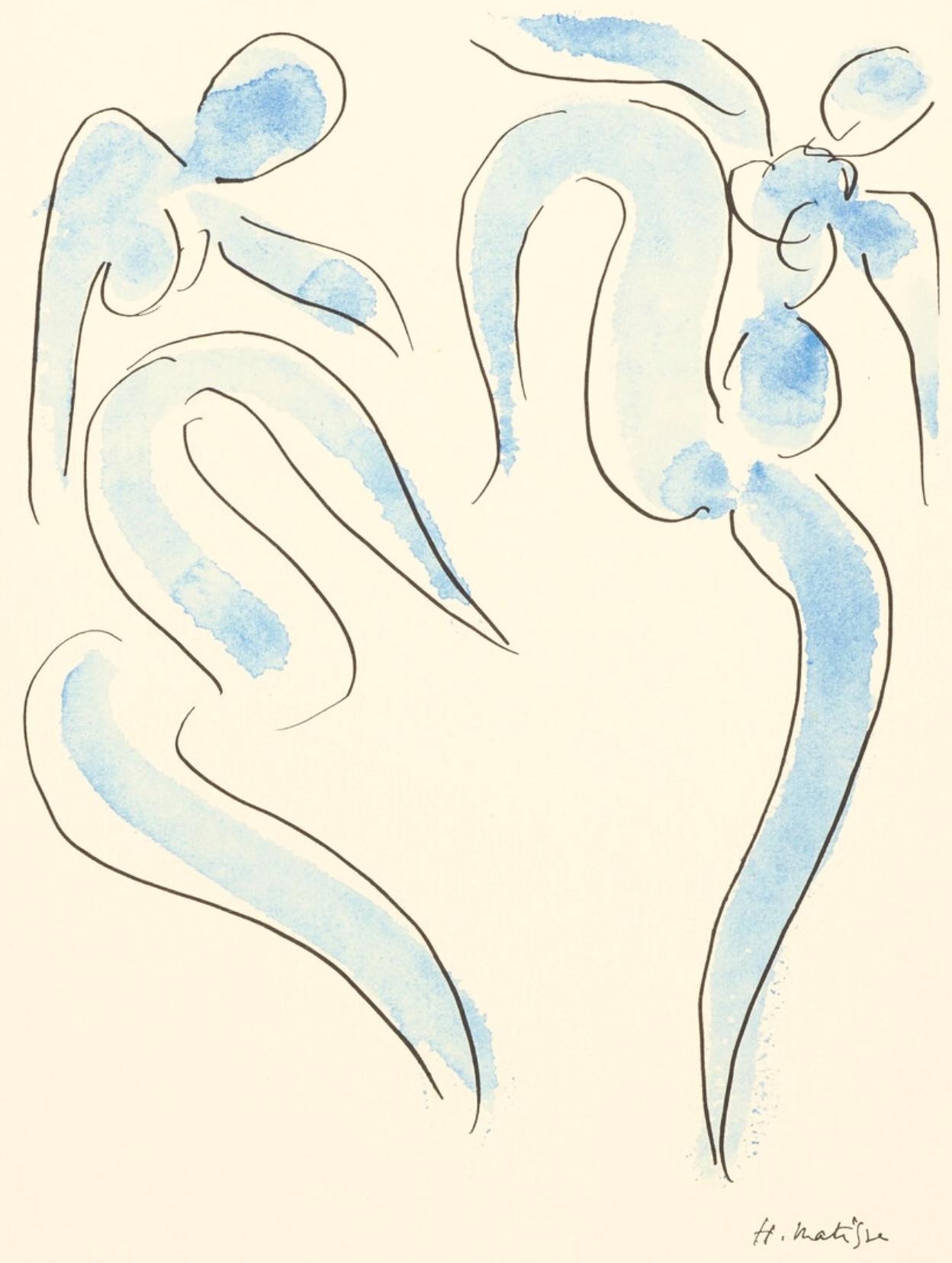 Matisse, La danse, Douze Contemporains (après) - Print de Henri Matisse