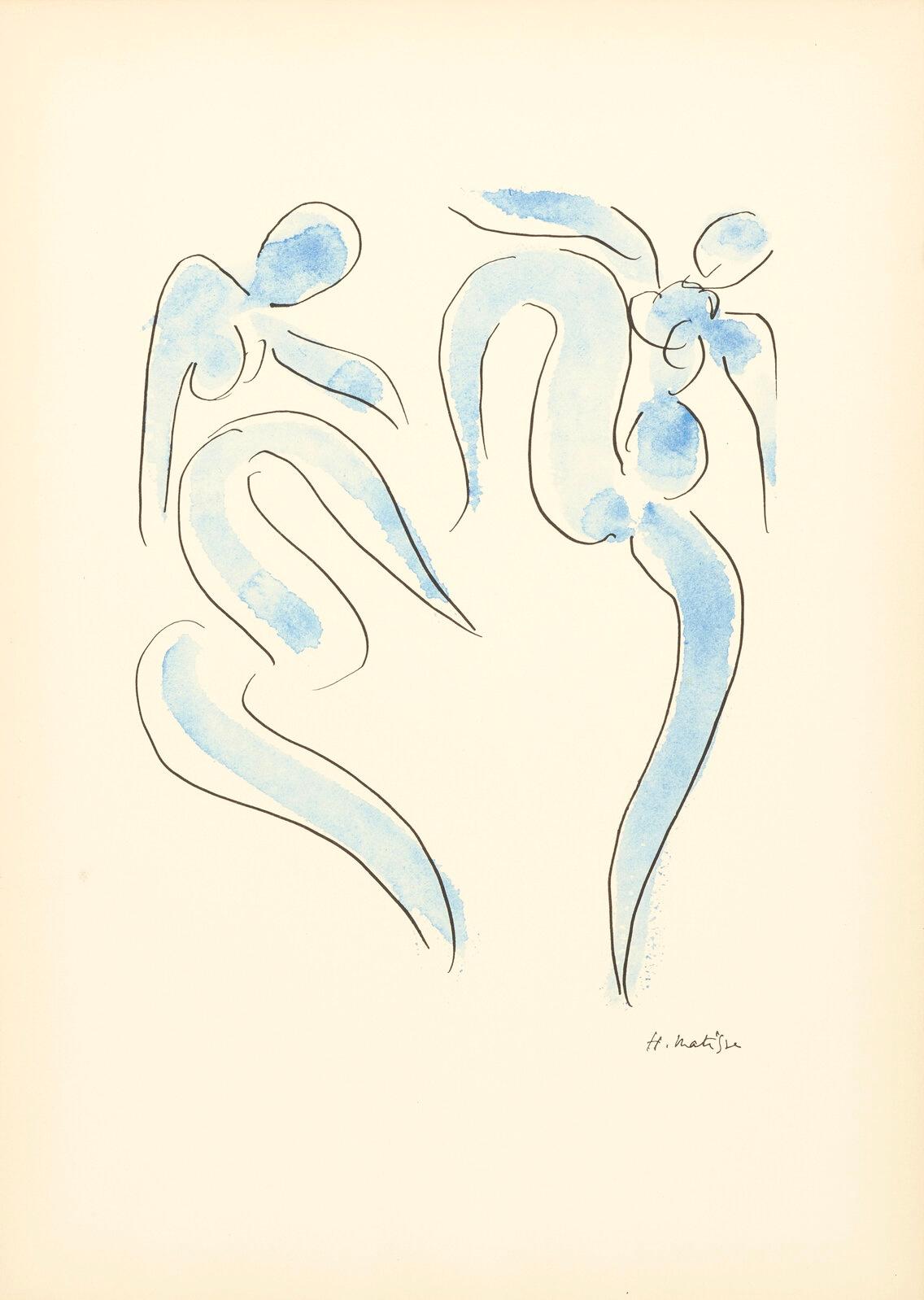 Abstract Print Henri Matisse - Matisse, La danse, Douze Contemporains (après)