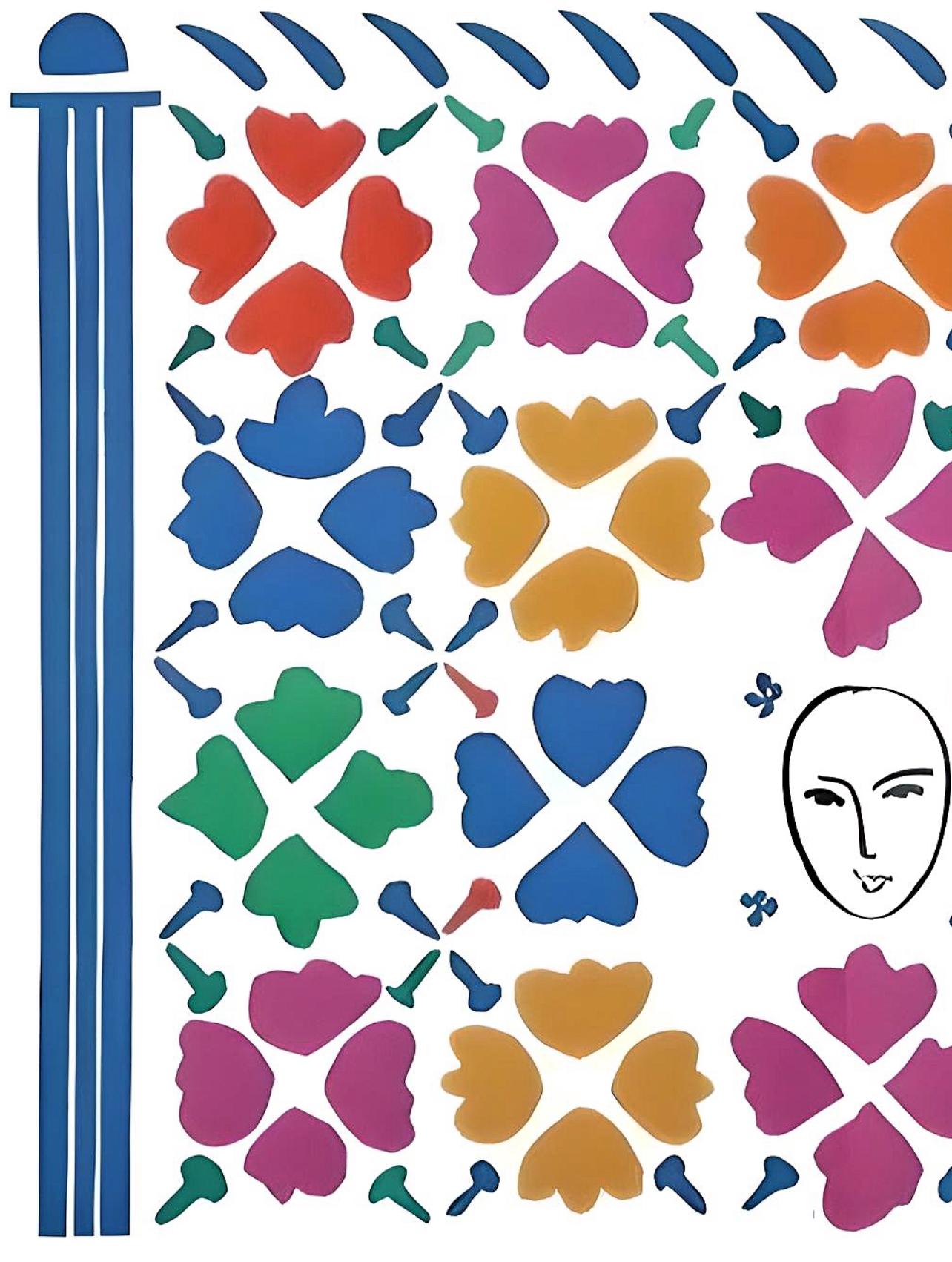 Matisse, La grande décoration aux masques (Duthuit 139), Verve: Revue (nach) – Print von Henri Matisse
