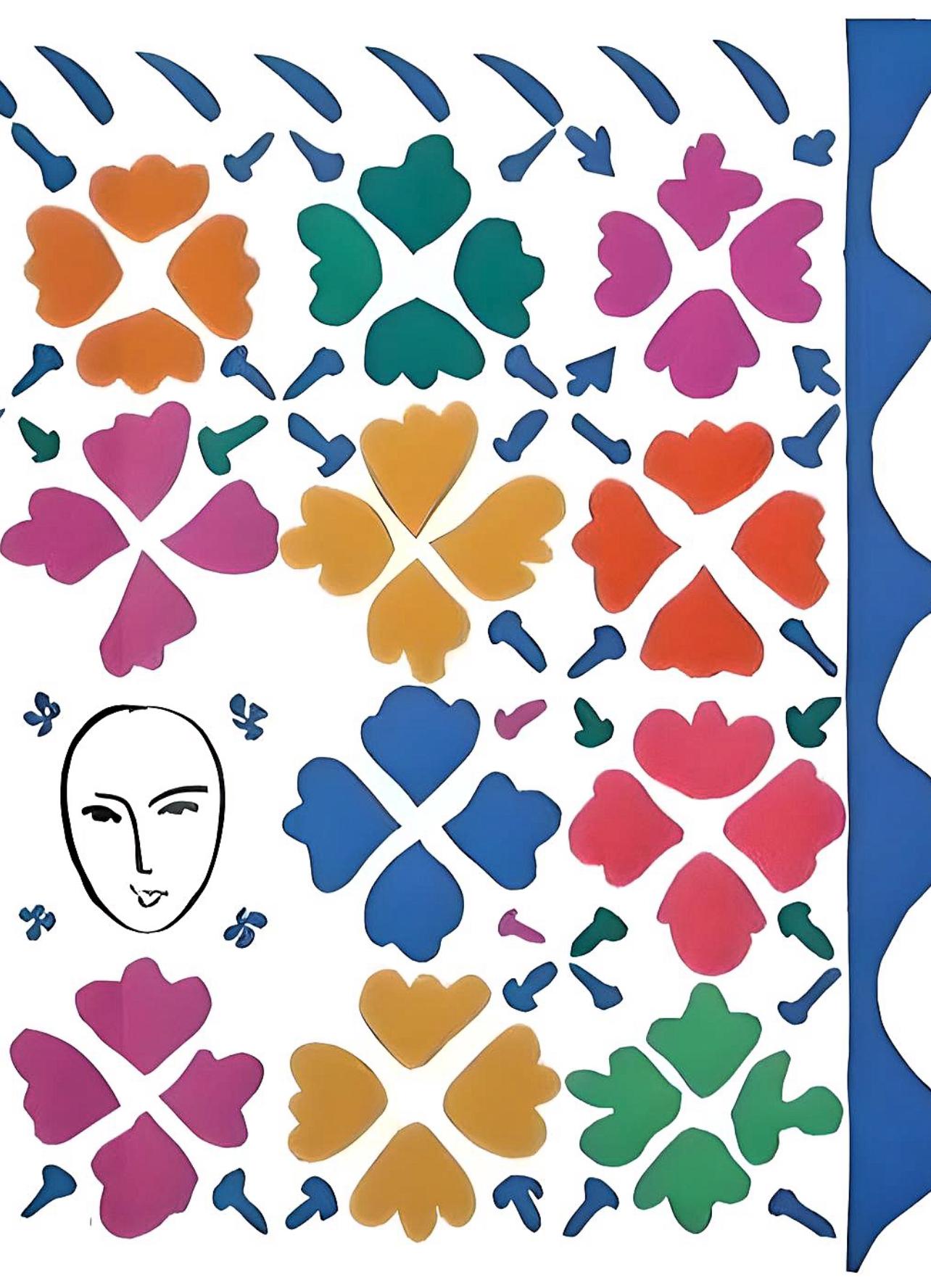 Matisse, La grande décoration aux masques (Duthuit 139), Verve: Revue (nach) (Moderne), Print, von Henri Matisse