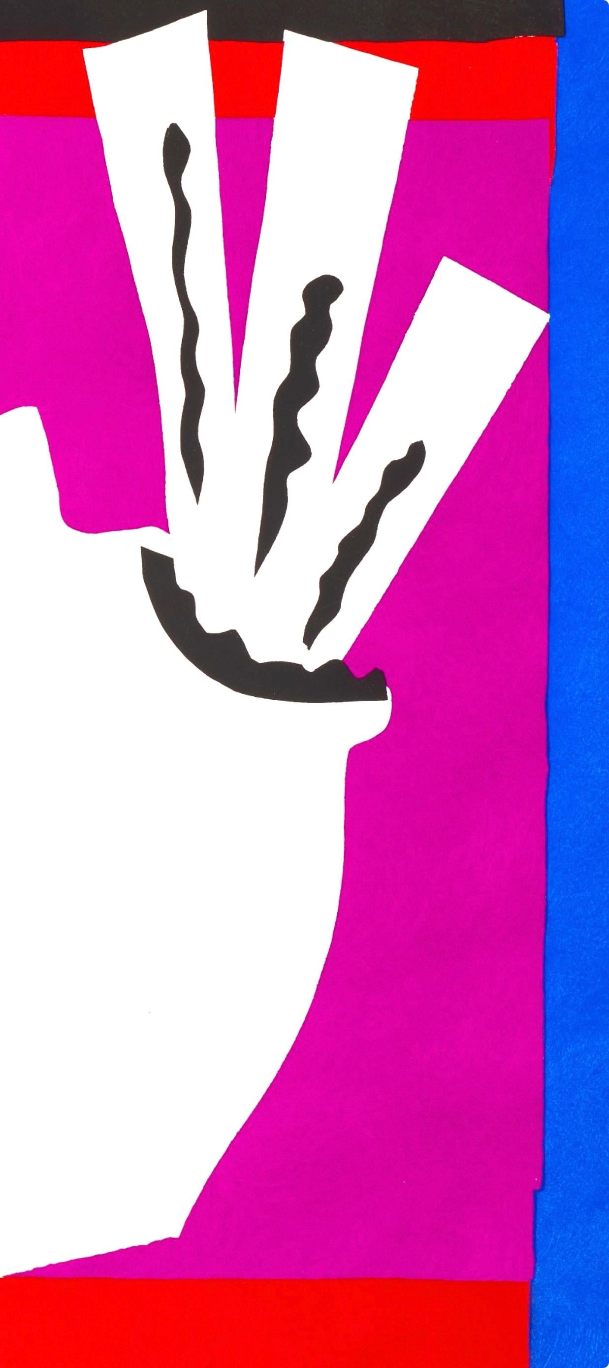 Matisse, L'Avaleur de sabres, Jazz, Edizione speciale per il MoMA (dopo) - Abstract Print Rosso di Henri Matisse