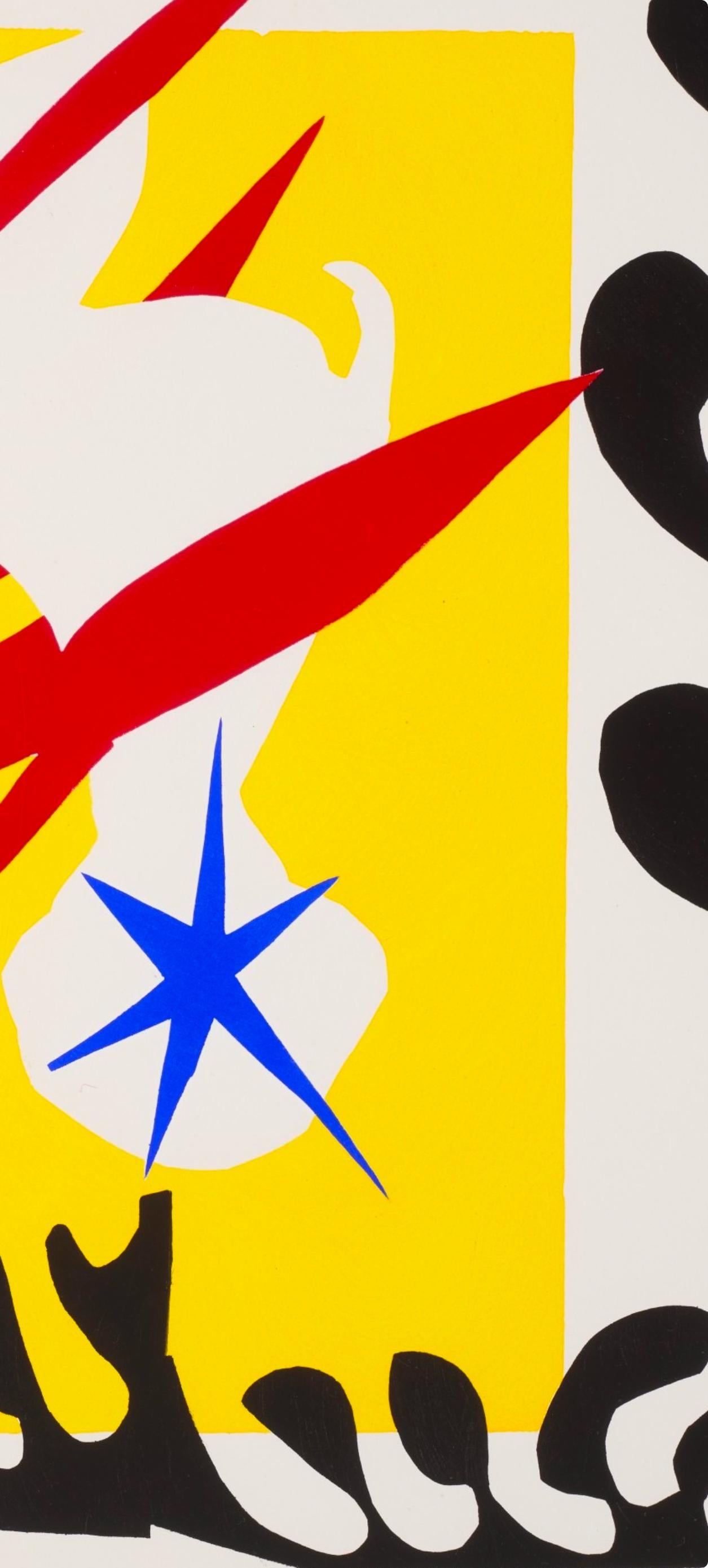 Medium: Lithographie auf Velinpapier
Jahr: 1983
Papierformat: 15 x 22,5 Zoll, mit Mittelfalz, wie ausgegeben
Beschriftung: Unsigniert und nicht nummeriert, wie ausgegeben
Anmerkungen: Aus dem Folio, Henri Matisse, Jazz, Sonderausgabe für das Museum