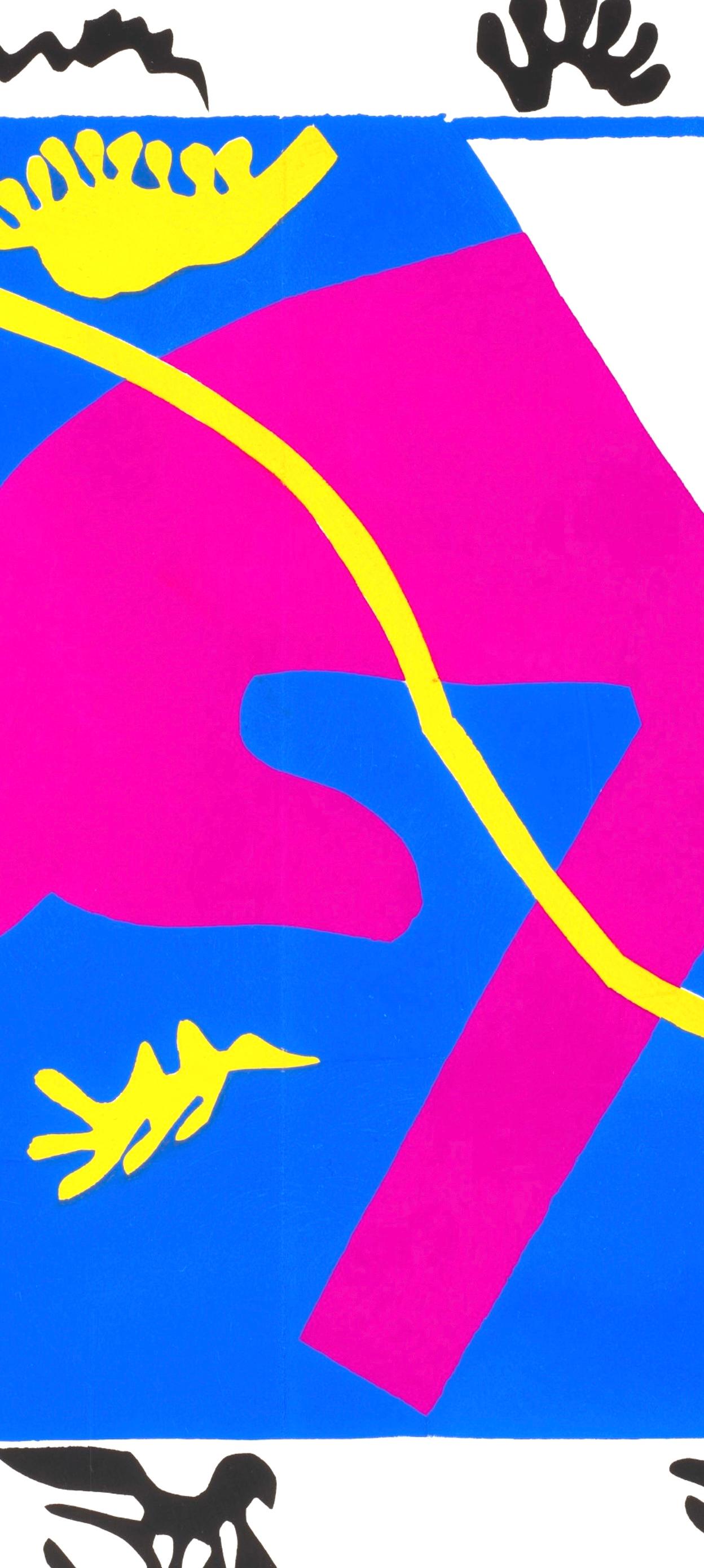 Matisse, Le cheval, l'écuyère et le clown, Edizione speciale per il MoMA (dopo) - Abstract Print Blu di Henri Matisse