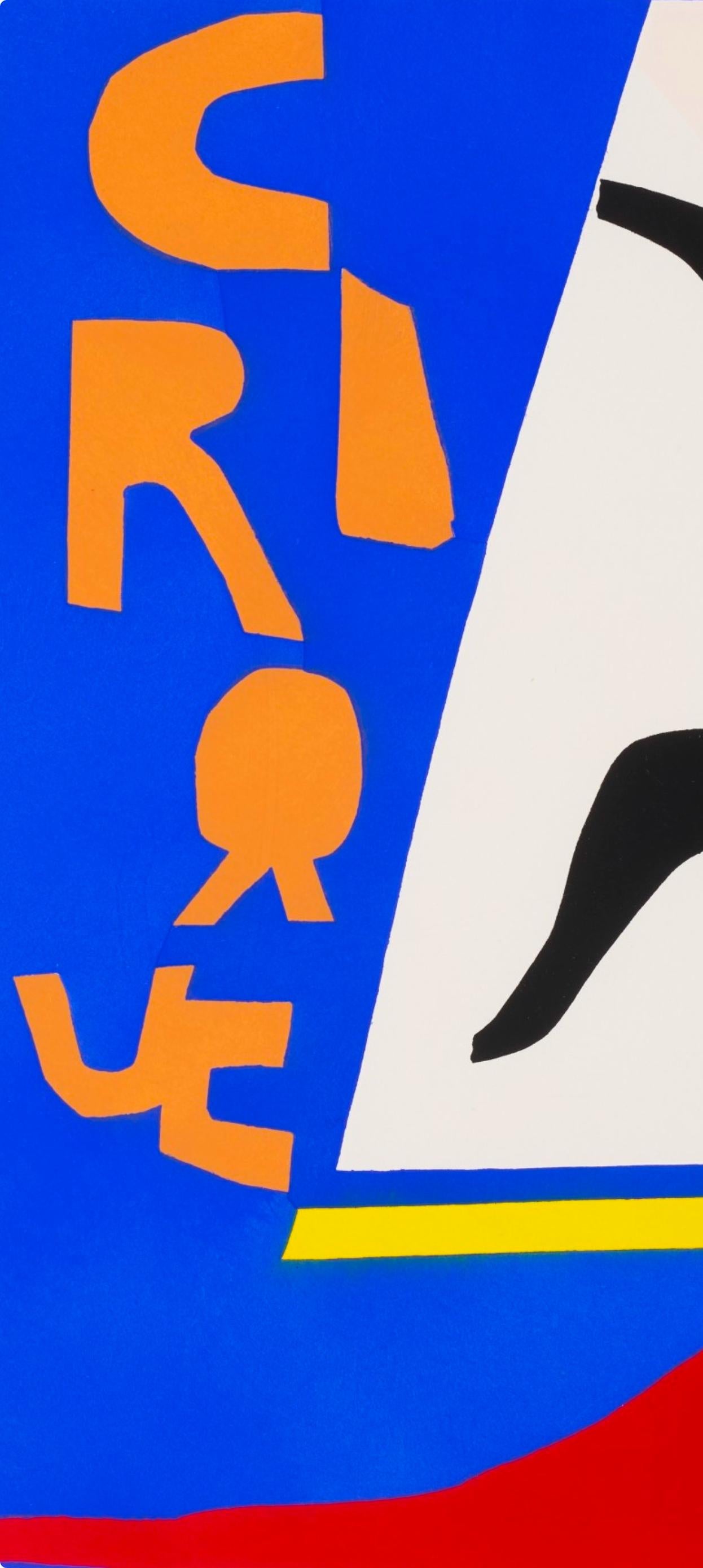 Matisse, Le Cirque, Jazz (after) - Orange Landscape Print by Henri Matisse