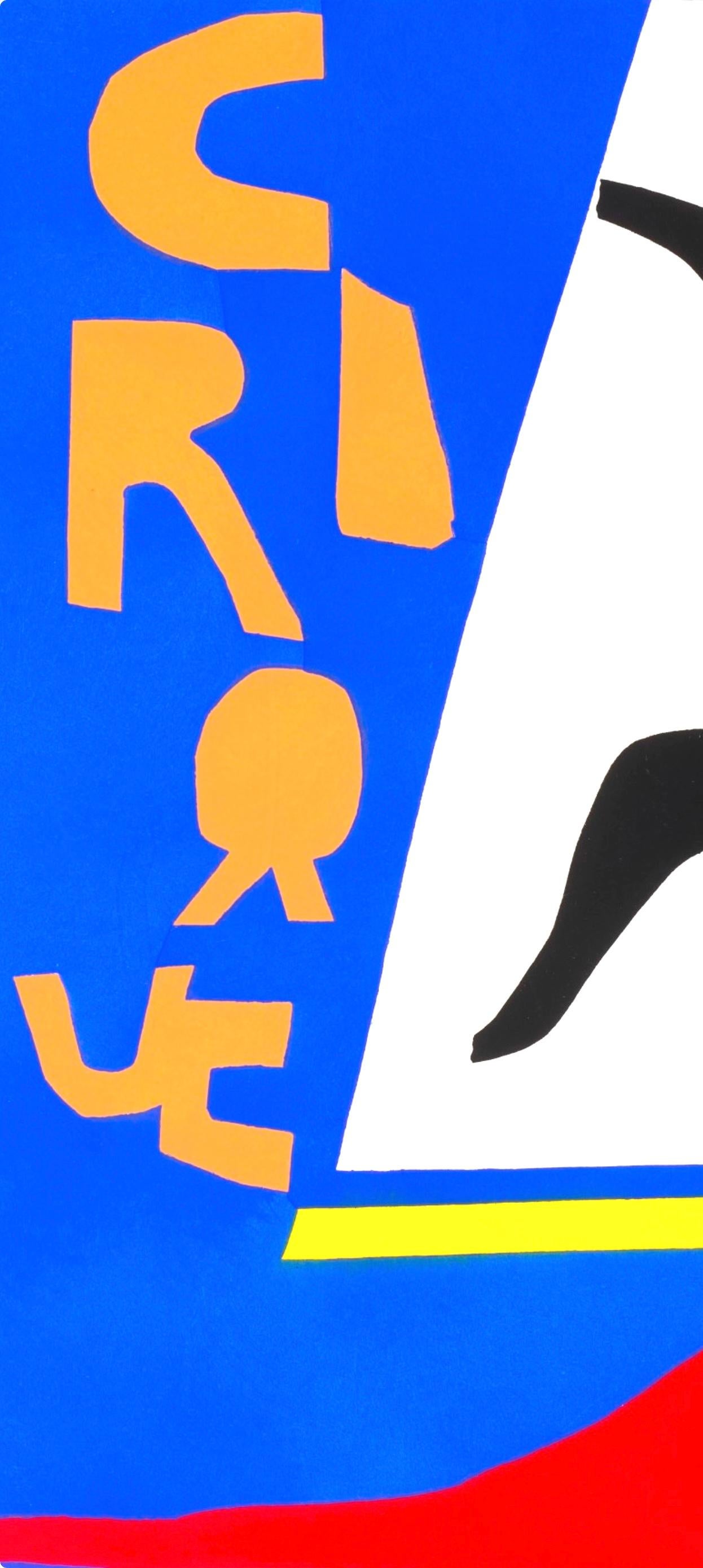 Eliografia su carta vélin. Formato carta: 15 x 22,5 pollici, con piega centrale, come da edizione. Iscrizione: Non firmato e non numerato, come emesso. Note: Dal volume, Henri Matisse, Jazz, Edizione speciale per il Museum of Modern Art, 1983.