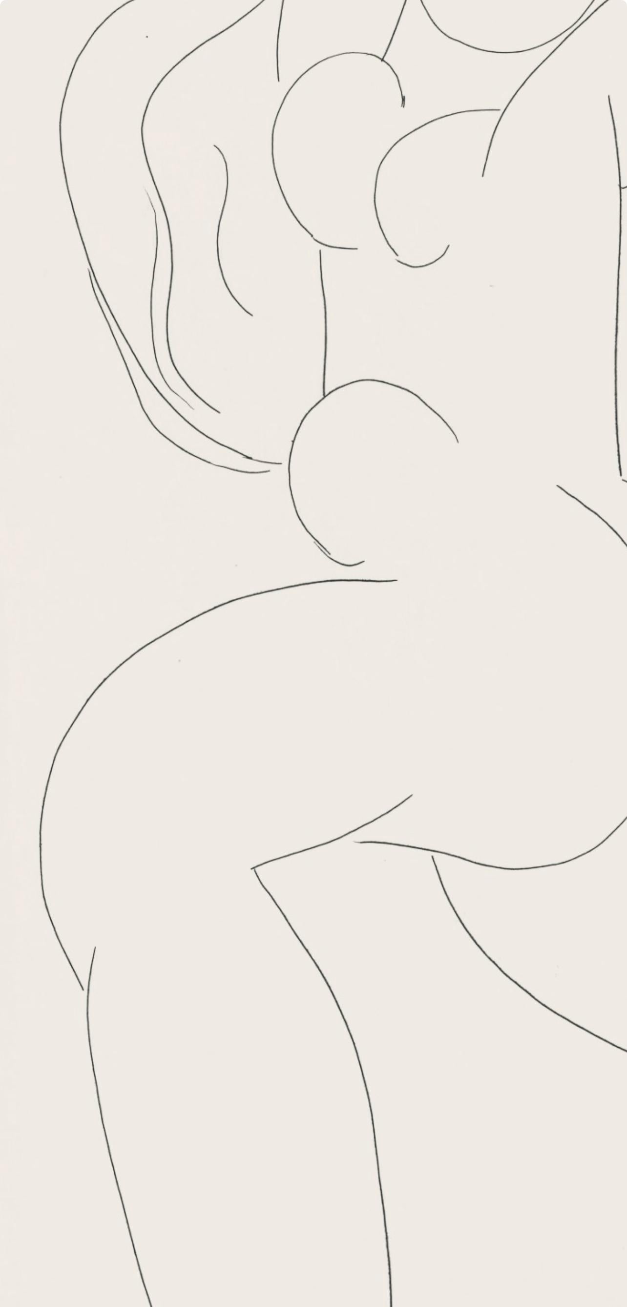 Medium: Lithograph on papier bouffant des Papeteries de Casteljoux paper
Year: 1970
Paper Size: 11.24 x 8.46 inches
Inscription: Unsigned and unnumbered, as issued
Notes: From the folio, Poésies de Stéphane Mallarmé, Eaux-fortes originales de Henri