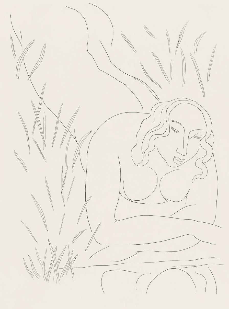 Henri Matisse Figurative Print - Matisse, Le Guignon, Poésies (after)