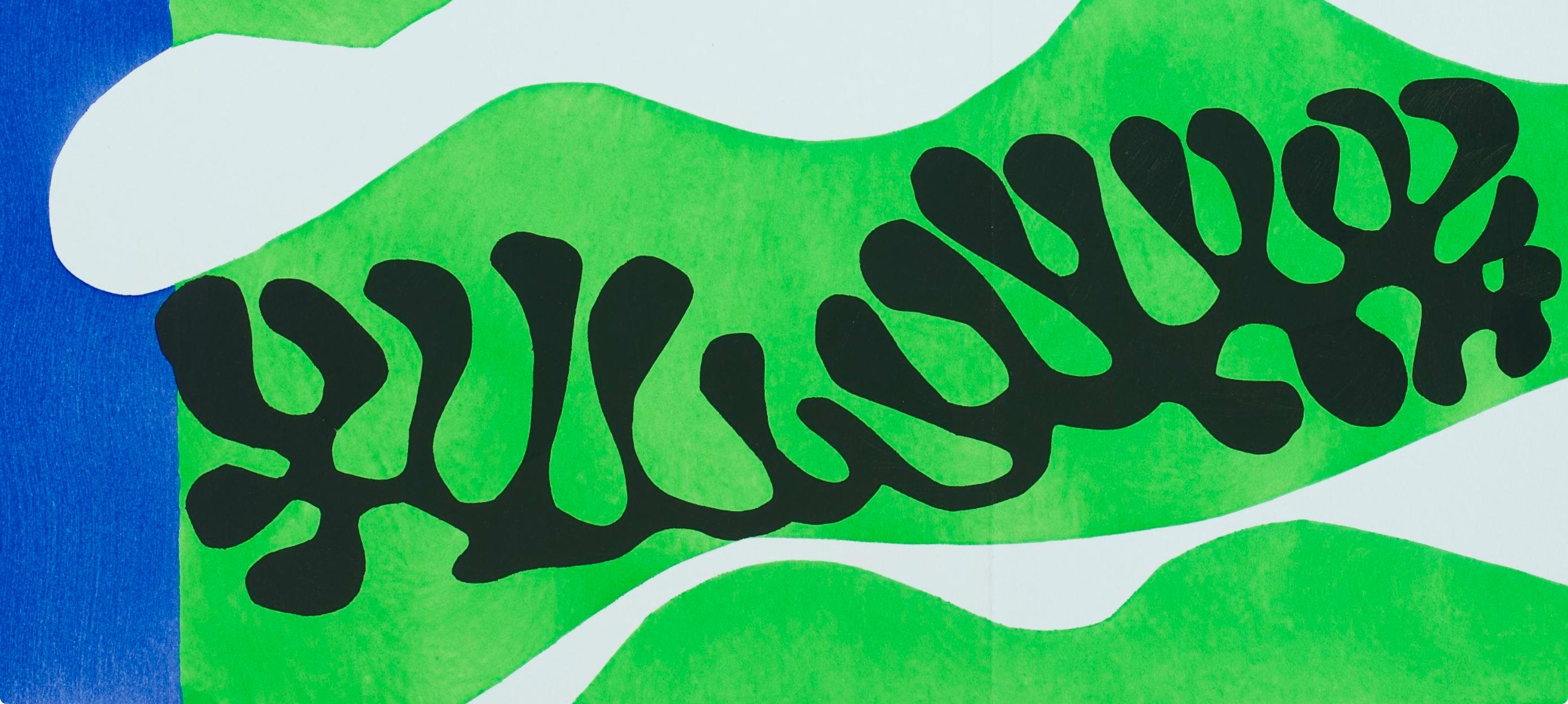 Medium: Lithograph on vélin paper
Year: 1983
Paper Size: 15 x 22.5 inches, with centerfold, as issued
Inscription: Unsigned and unnumbered, as issued
Notes: From the folio, Henri Matisse, Jazz, Special Edition for the Museum of Modern Art, 1983.
