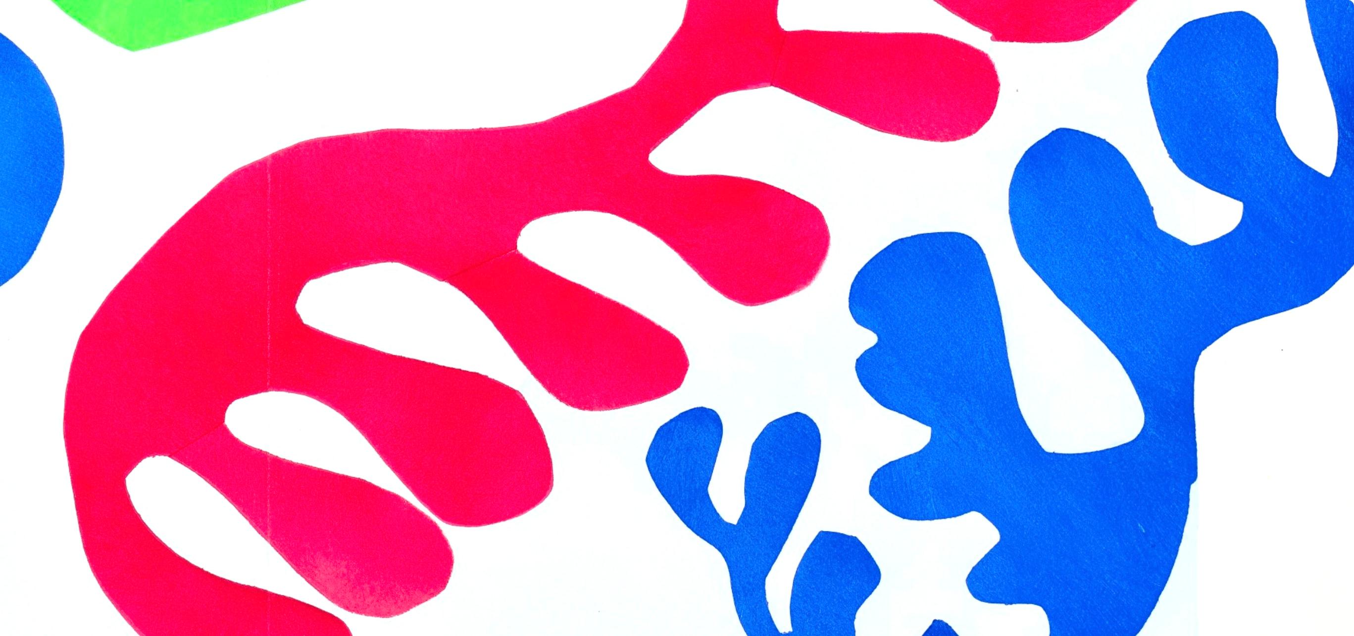 Matisse, Le Lagon, Jazz, Edizione speciale per il MoMA (dopo) - Figurative Print Blu di Henri Matisse