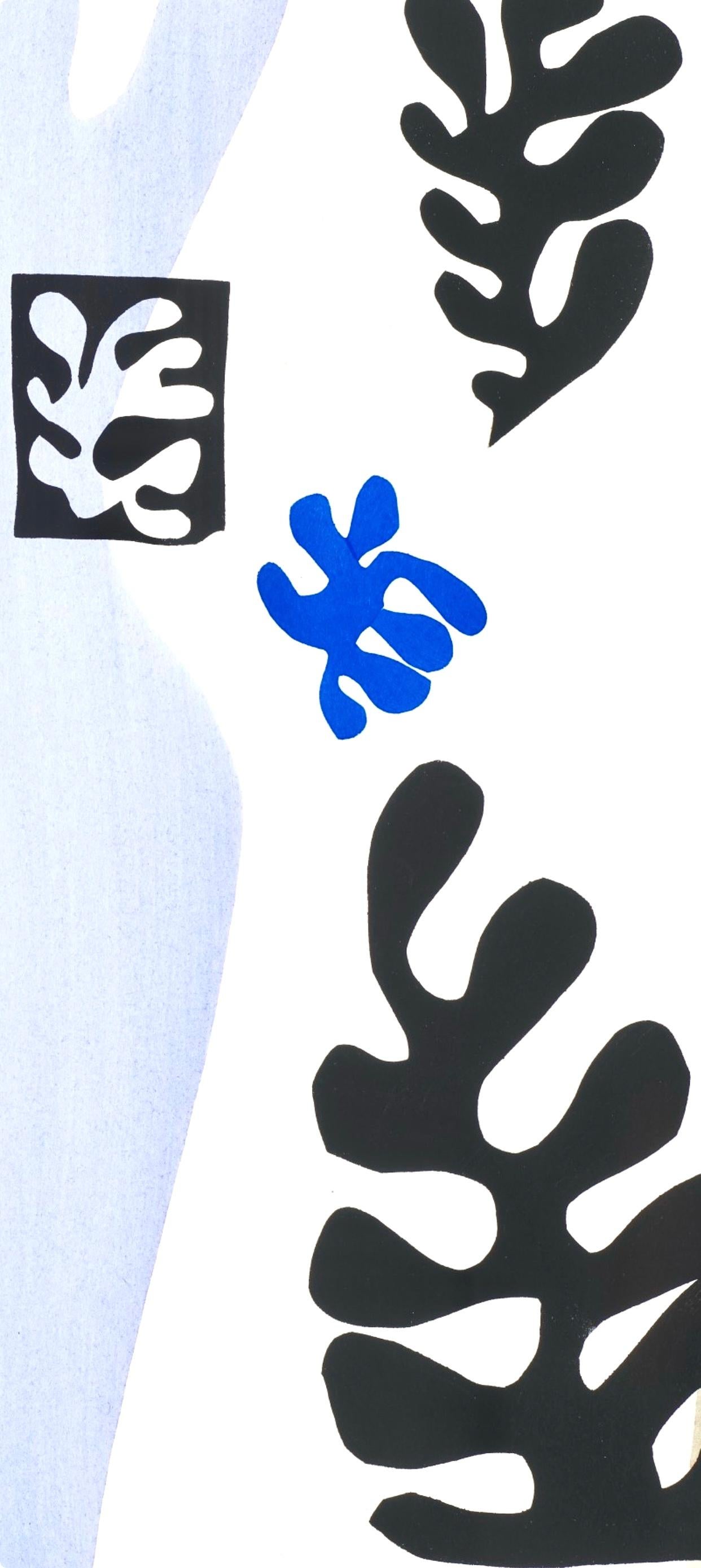 Eliografia su carta vélin. Formato carta: 15 x 22,5 pollici, con piega centrale, come da edizione. Iscrizione: Non firmato e non numerato, come emesso. Note: Dal volume, Henri Matisse, Jazz, Edizione speciale per il Museum of Modern Art, 1983.