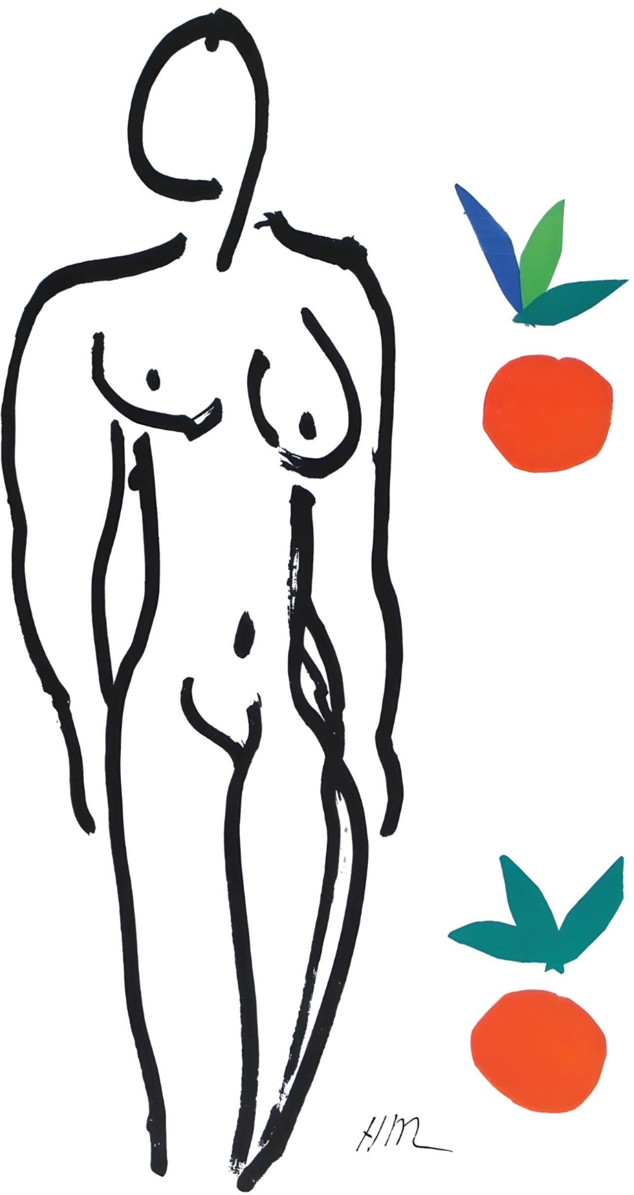 Matisse, Le Nu aux oranges (Duthuit 139), Verve: Revue Artistique (después) - Print Moderno de Henri Matisse