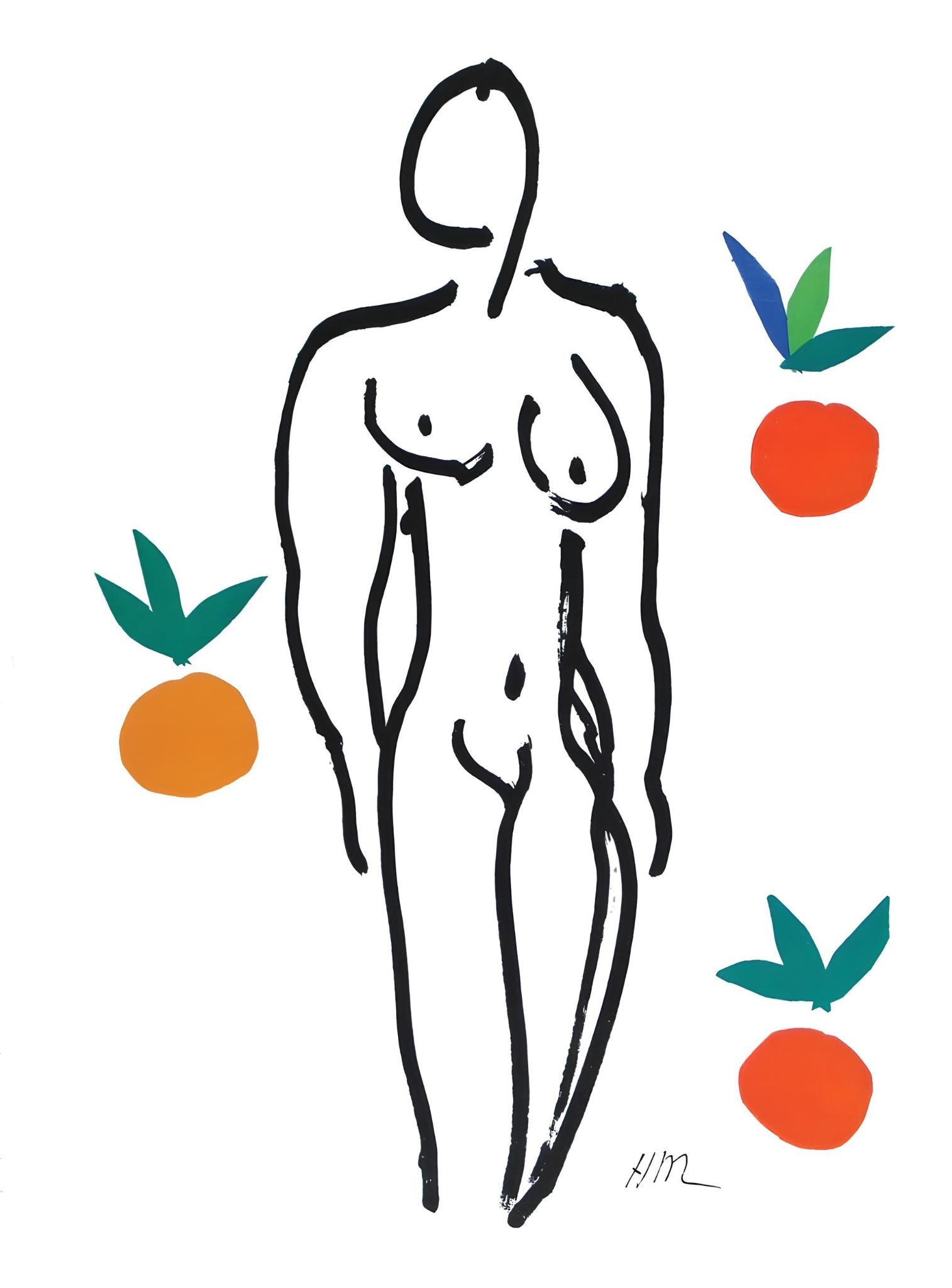 Henri Matisse Nude Print - Matisse, Le Nu aux oranges (Duthuit 139), Verve: Revue Artistique (after)