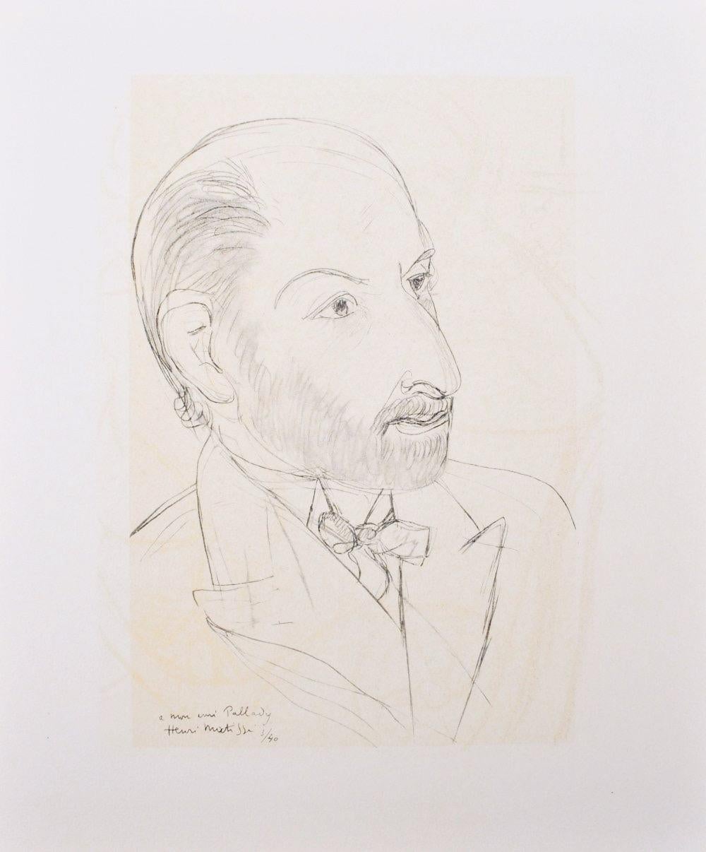 Matisse, Le peintre Pallady, Portraits par Henri Matisse (after) For Sale 4