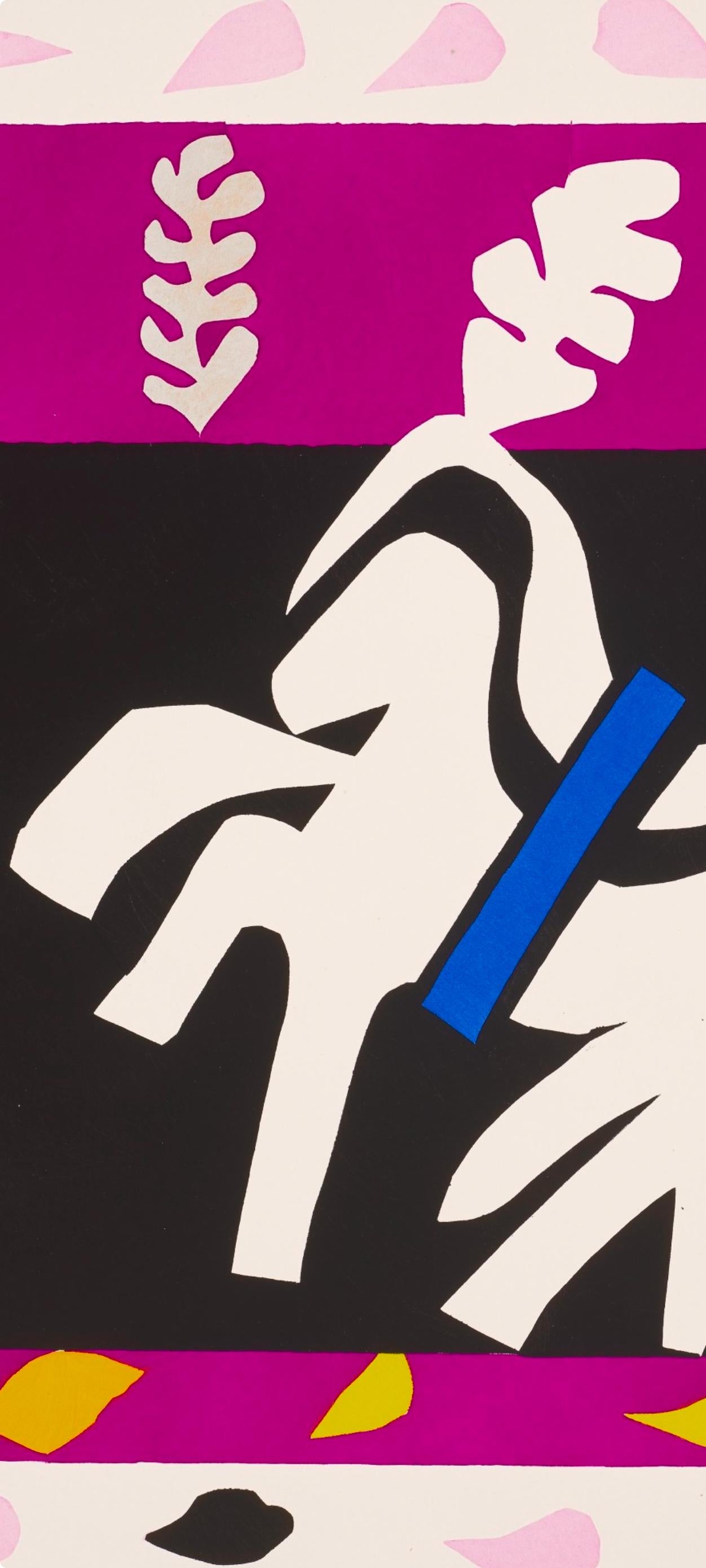 Matisse, L'Enterrement de Pierrot, Jazz (dopo) - Landscape Print Bianco di Henri Matisse