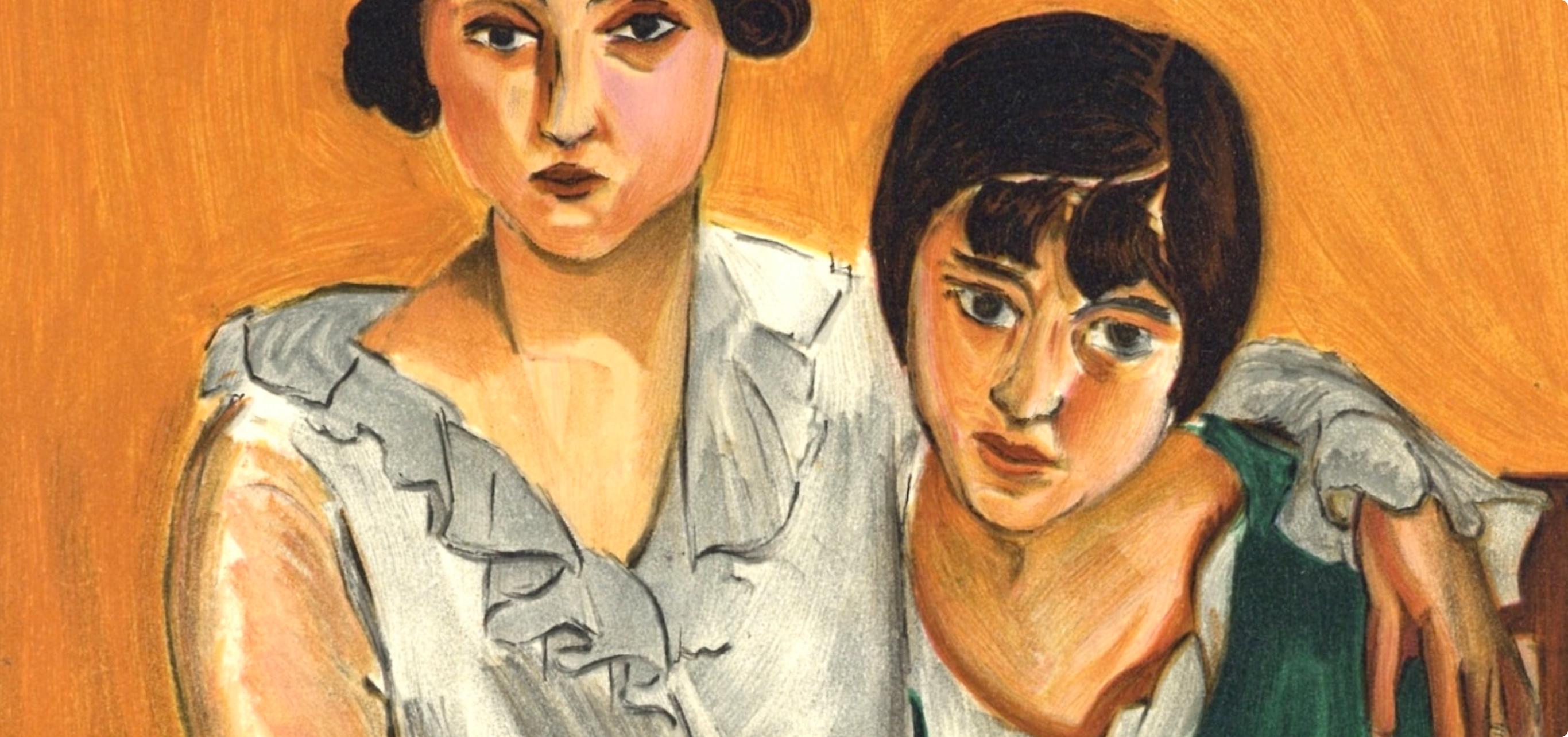 Matisse, Les deux Soeurs, Portraits par Henri Matisse (after) For Sale 2