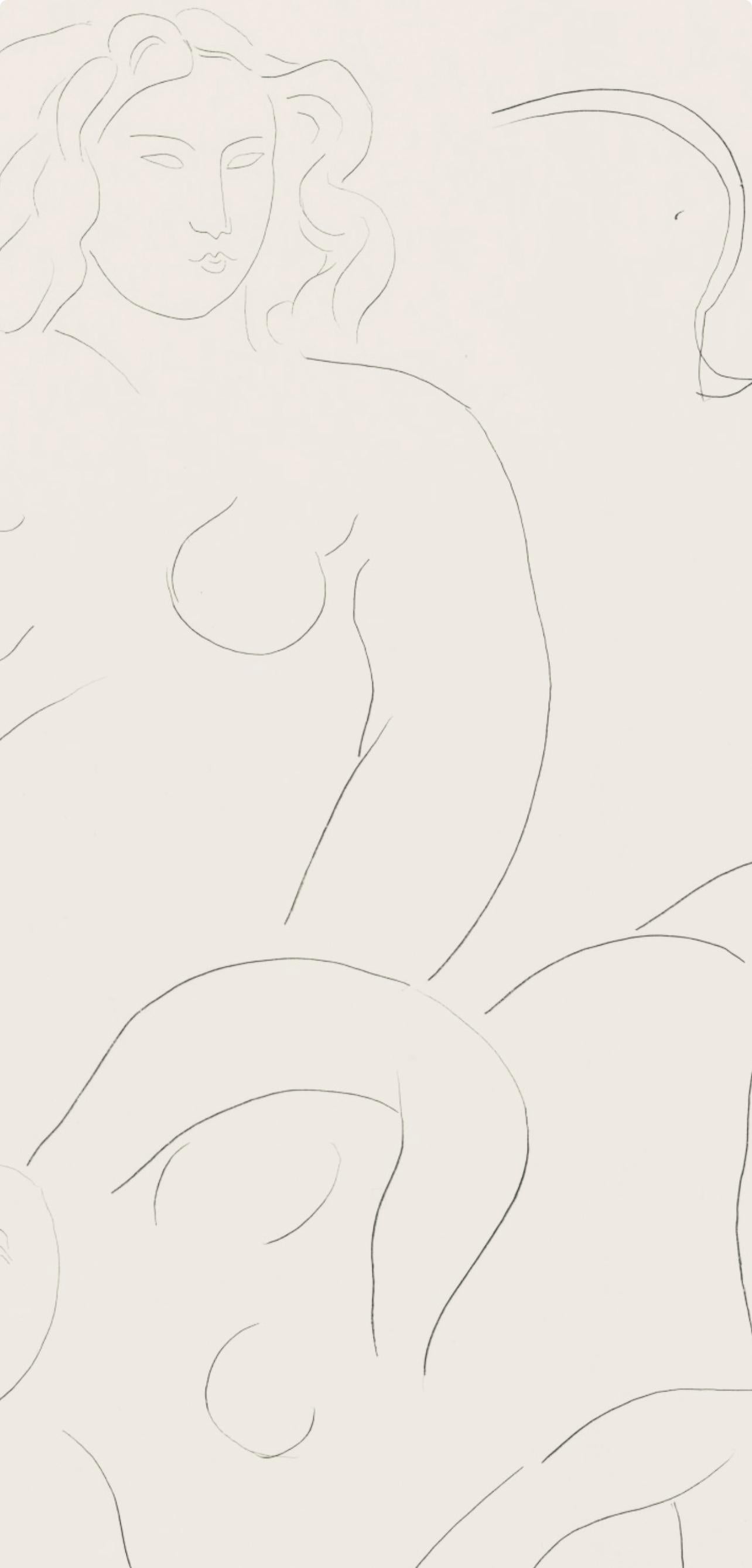 Matisse, Les Nymphes, Poésies (after) - Modern Print by Henri Matisse