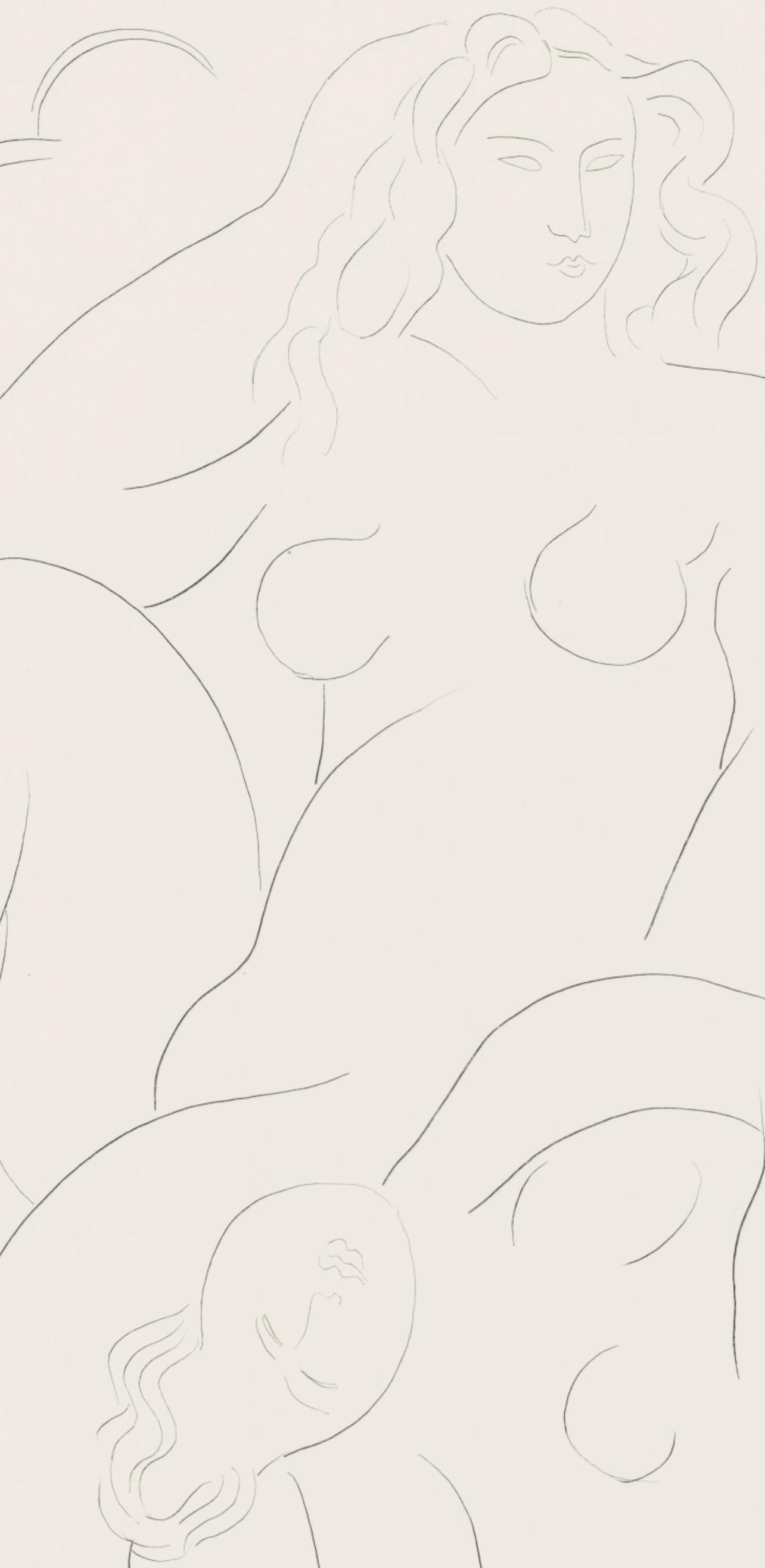 Matisse, Les Nymphes (The Nymphs), Poésies (after) - Print by Henri Matisse