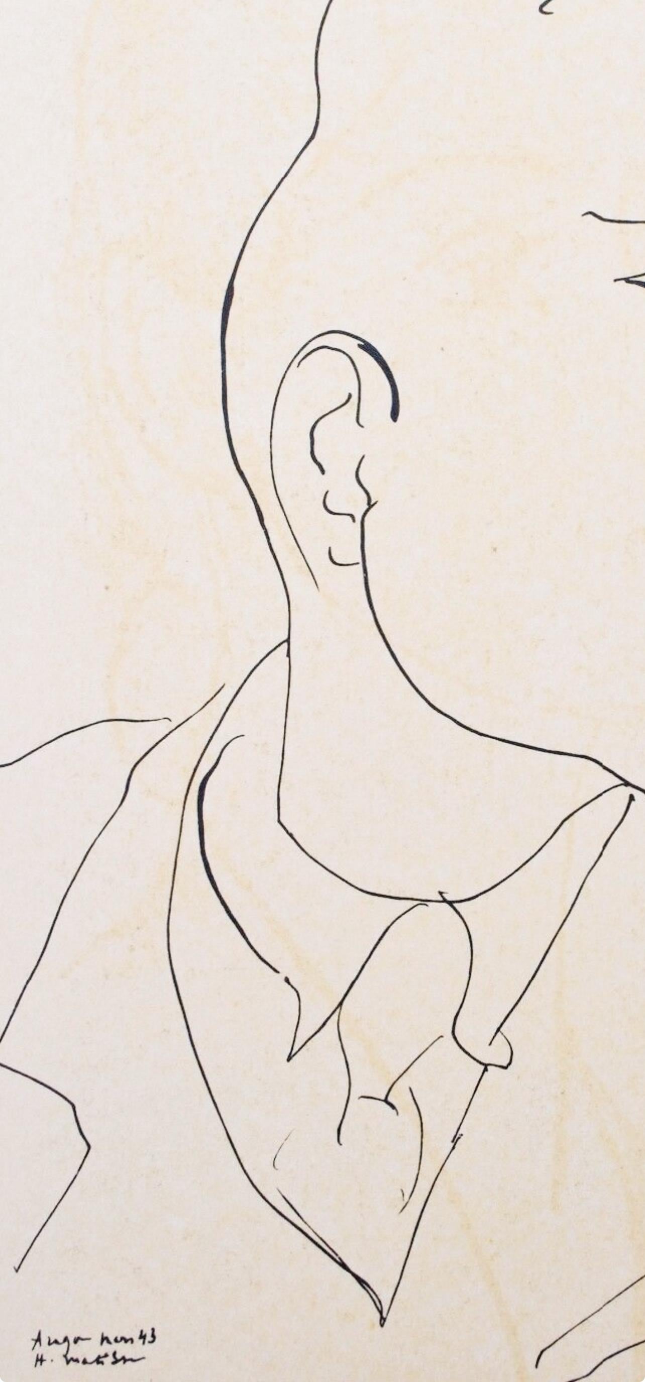 Matisse, Louis Aragon, Portraits par Henri Matisse (after) For Sale 3