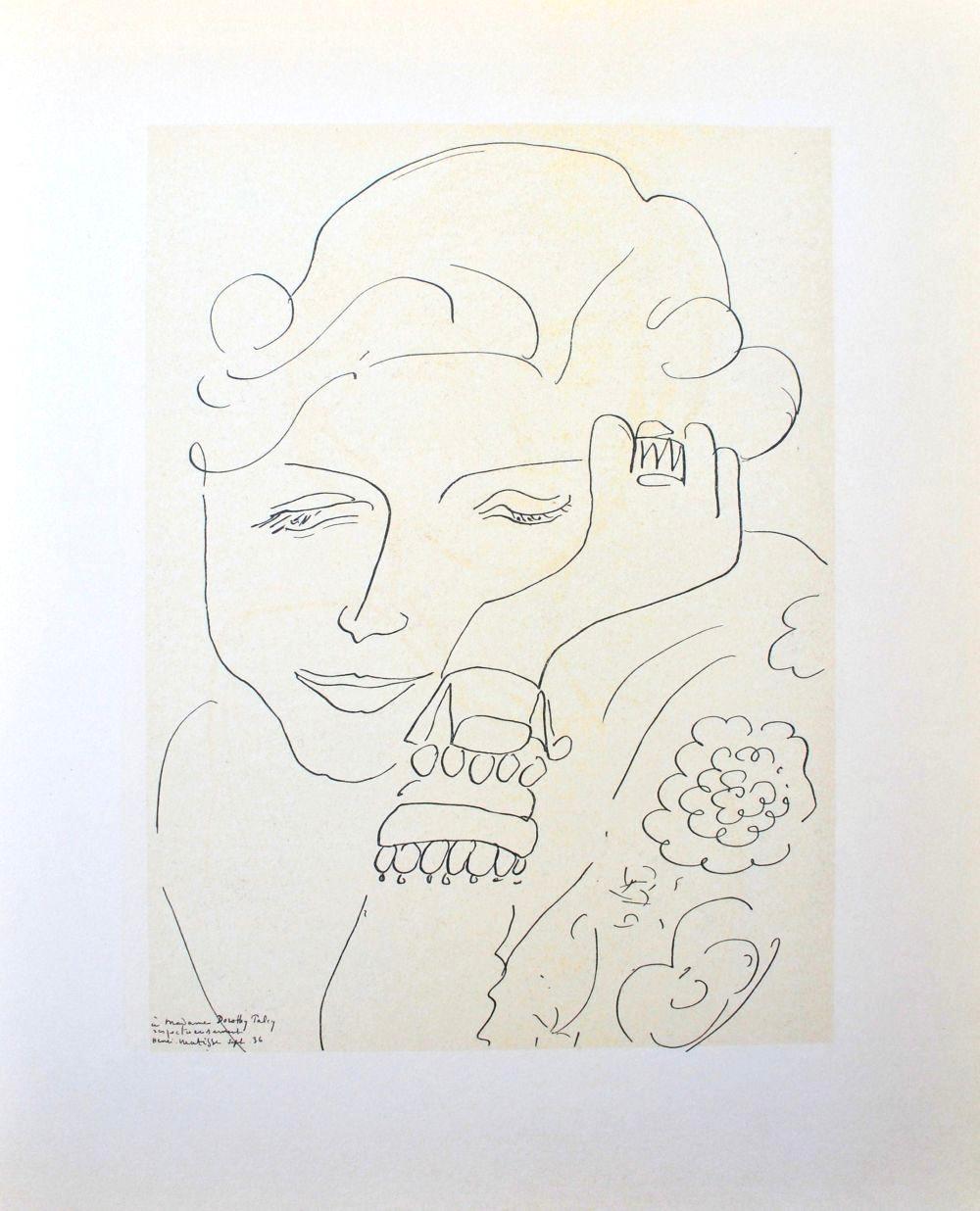 Matisse, Madame Dorothy Parley II, Portraits par Henri Matisse (after) For Sale 4