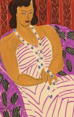 Matisse, Madame F.H. Dame à la robe blanche, Portraits par Henri Matisse (after) Henri Matisse (after)
