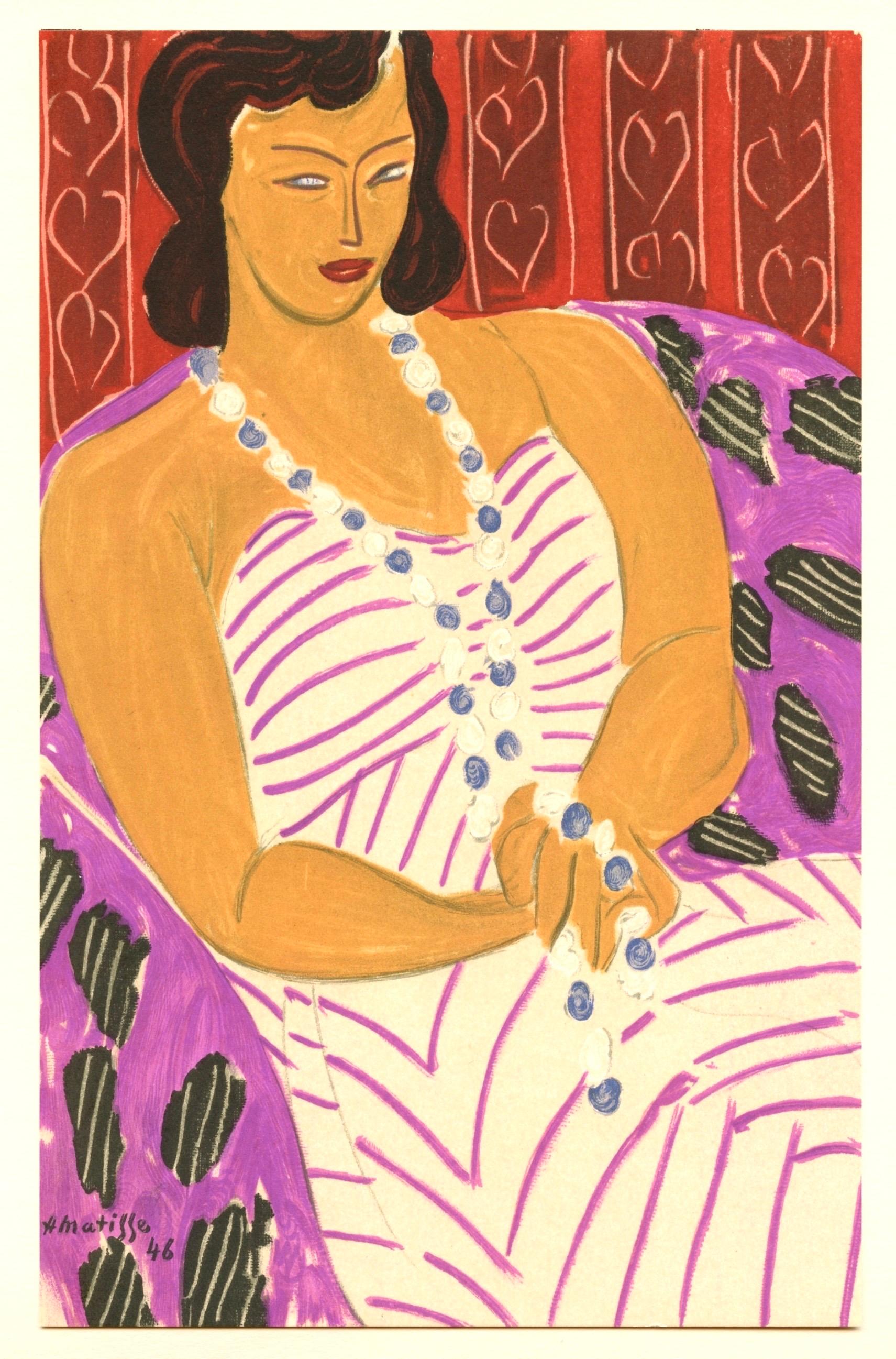Matisse, Madame F.H., Portraits par Henri Matisse (after) For Sale 4