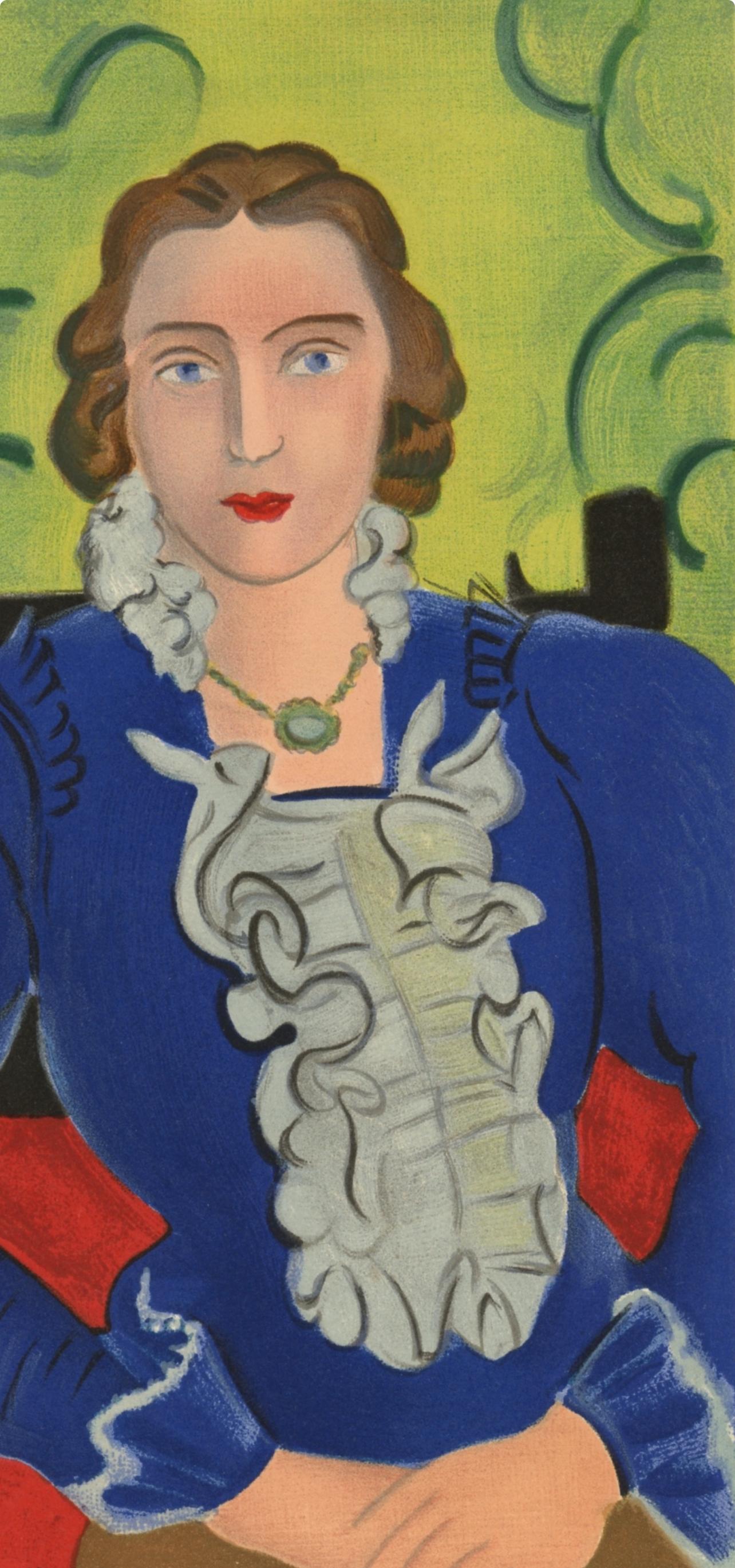 Matisse, Madame L.D. La Blouse Bleue, Portraits par Henri Matisse (after) For Sale 3