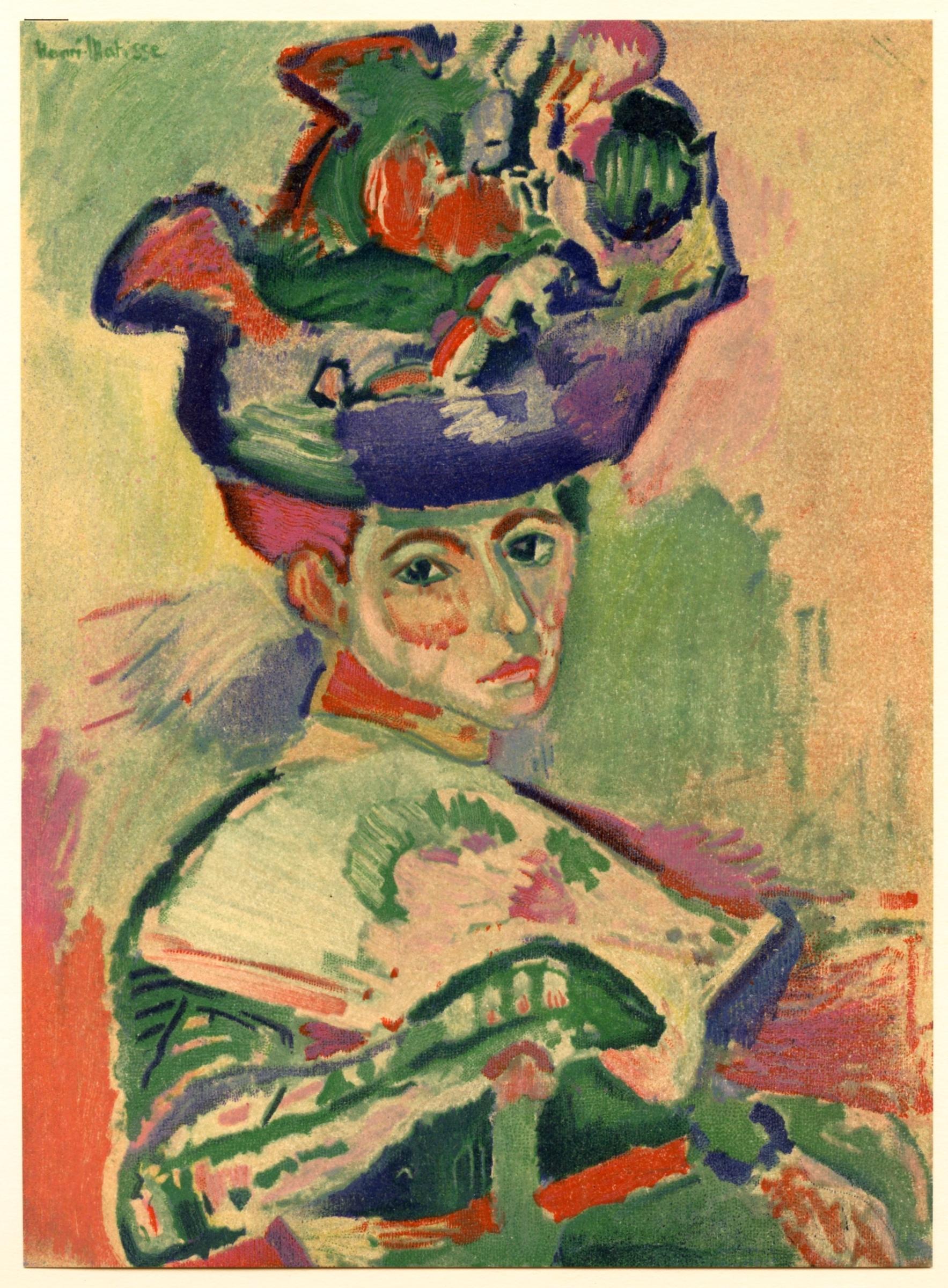 Matisse, Madame Matisse, Femme au chapeau, Portraits par Henri Matisse (after) For Sale 4
