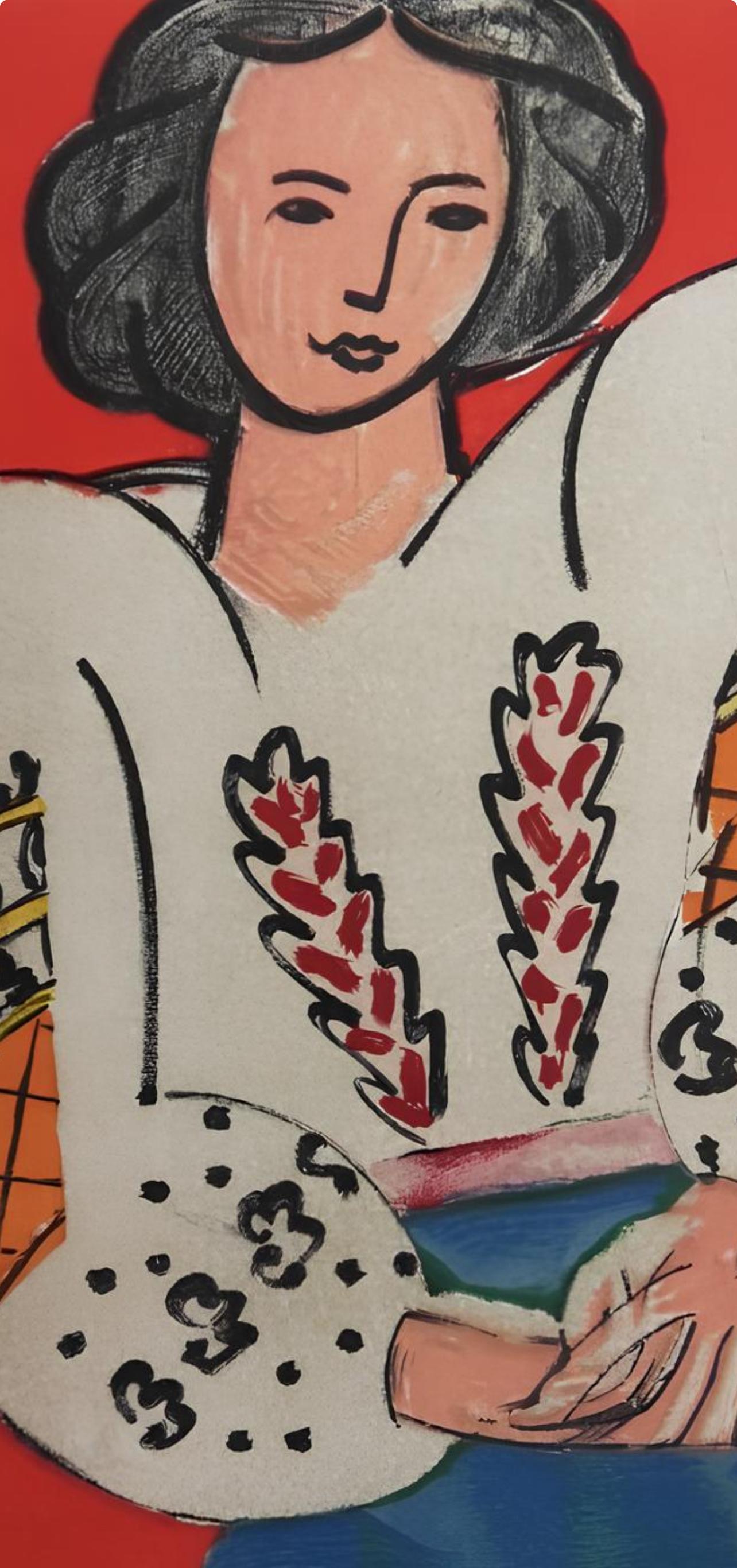 Matisse, Madame M.P. La blouse roumaine, Portraits par Henri Matisse (after) For Sale 1