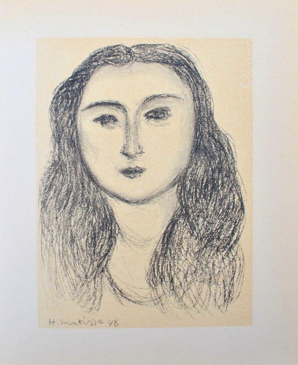 Matisse, Madame Nadia Sednaoui I, Portraits par Henri Matisse (after) For Sale 3