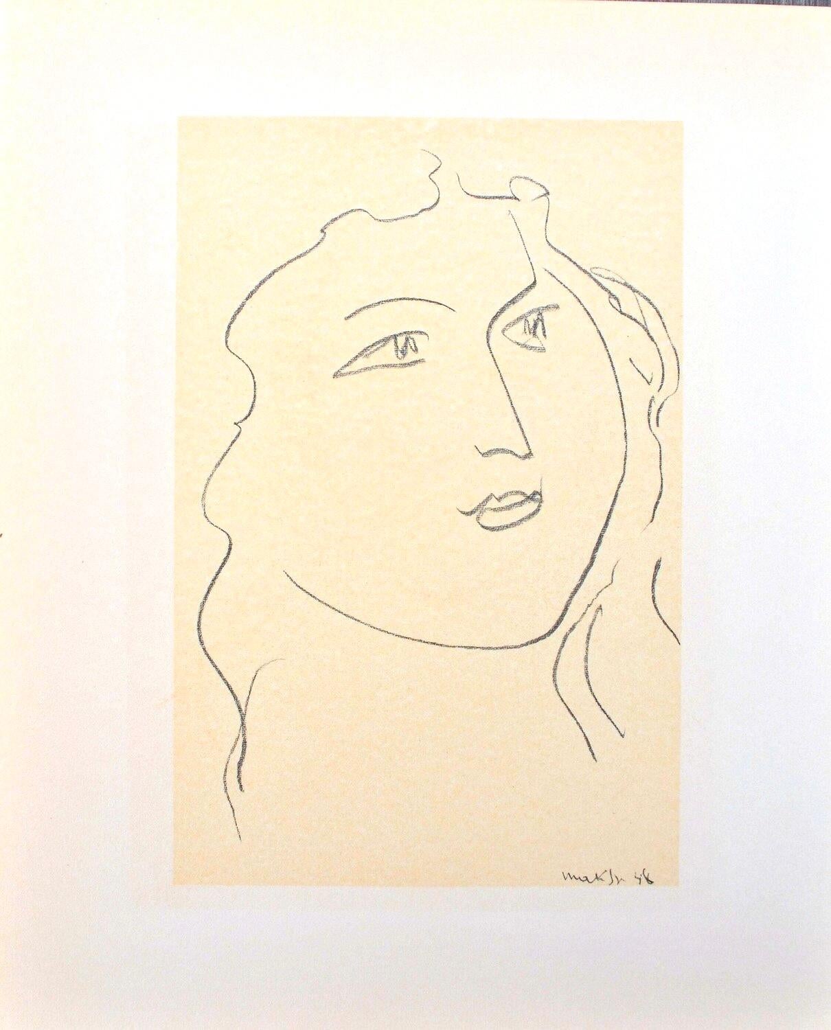 Matisse, Madame Nadia Sednaoui II, Portraits par Henri Matisse (after) For Sale 3