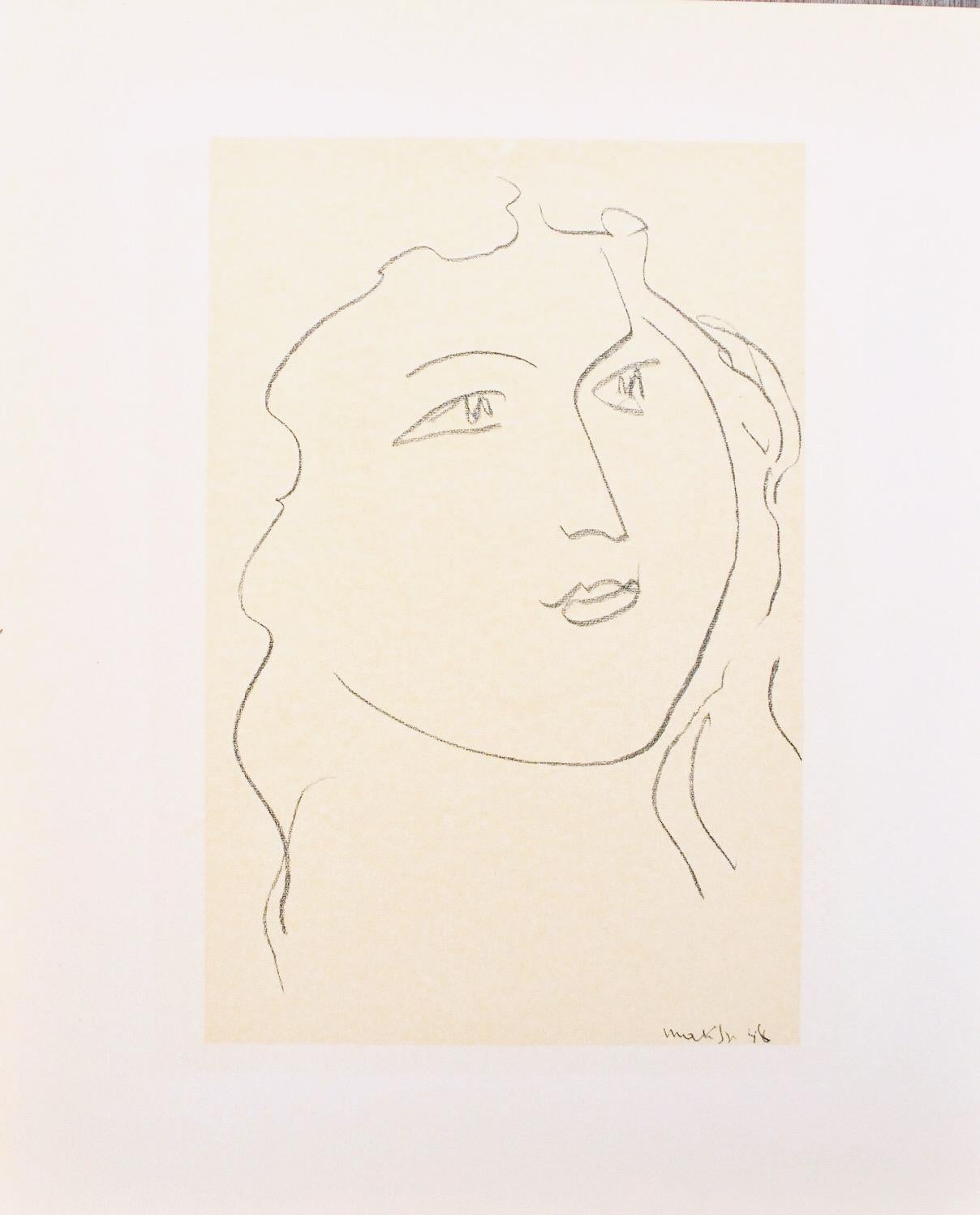 Matisse, Madame Nadia Sednaoui, Portraits par Henri Matisse (after) For Sale 4