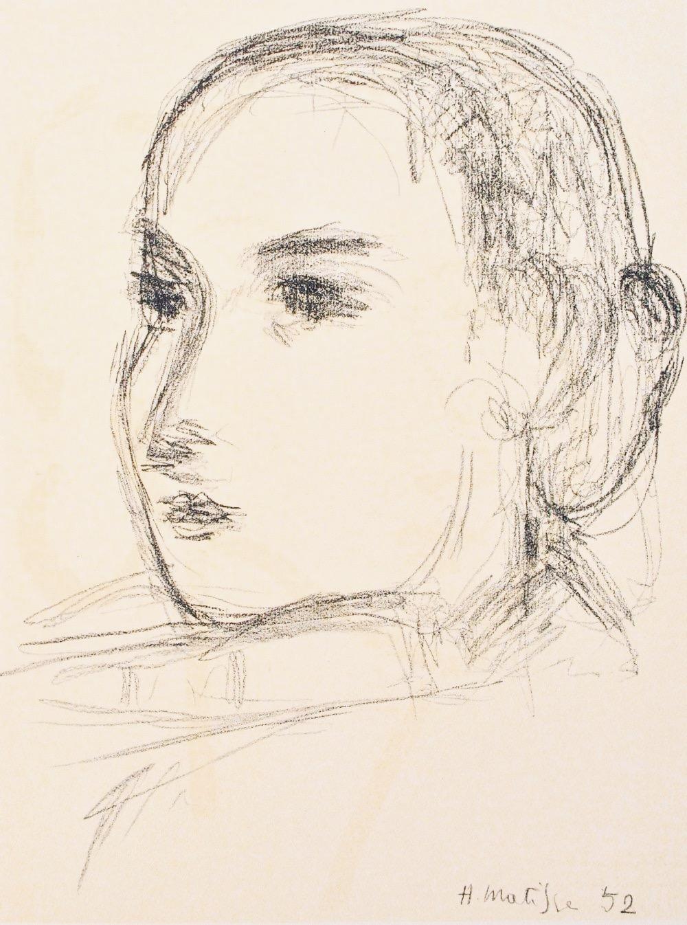 Héliogravure on vélin paper, mounted on vélin paper backing sheet, as issued. Paper Size: 12 x 9.25 inches; image size: 9.45 x 6.69 inches. Inscription: Signed in the plate and unnumbered, as issued. Notes: From the album, Portraits par Henri