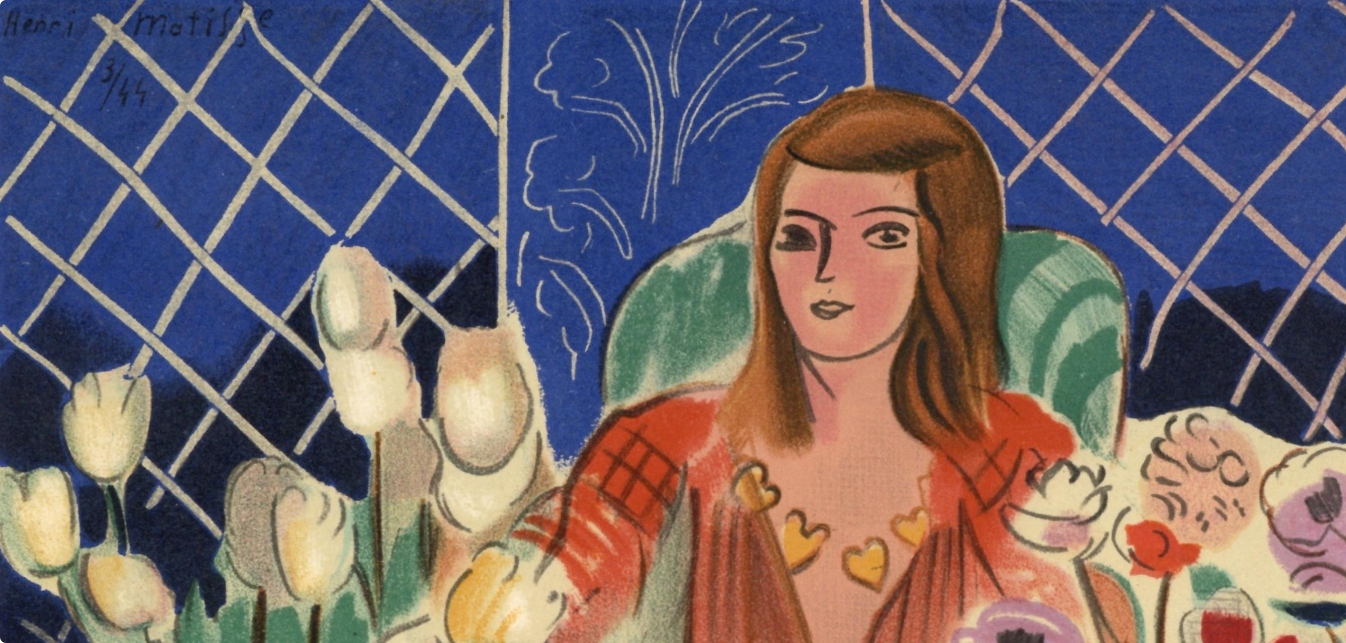 Matisse, Mademoiselle A.N., Portraits par Henri Matisse (after) For Sale 1