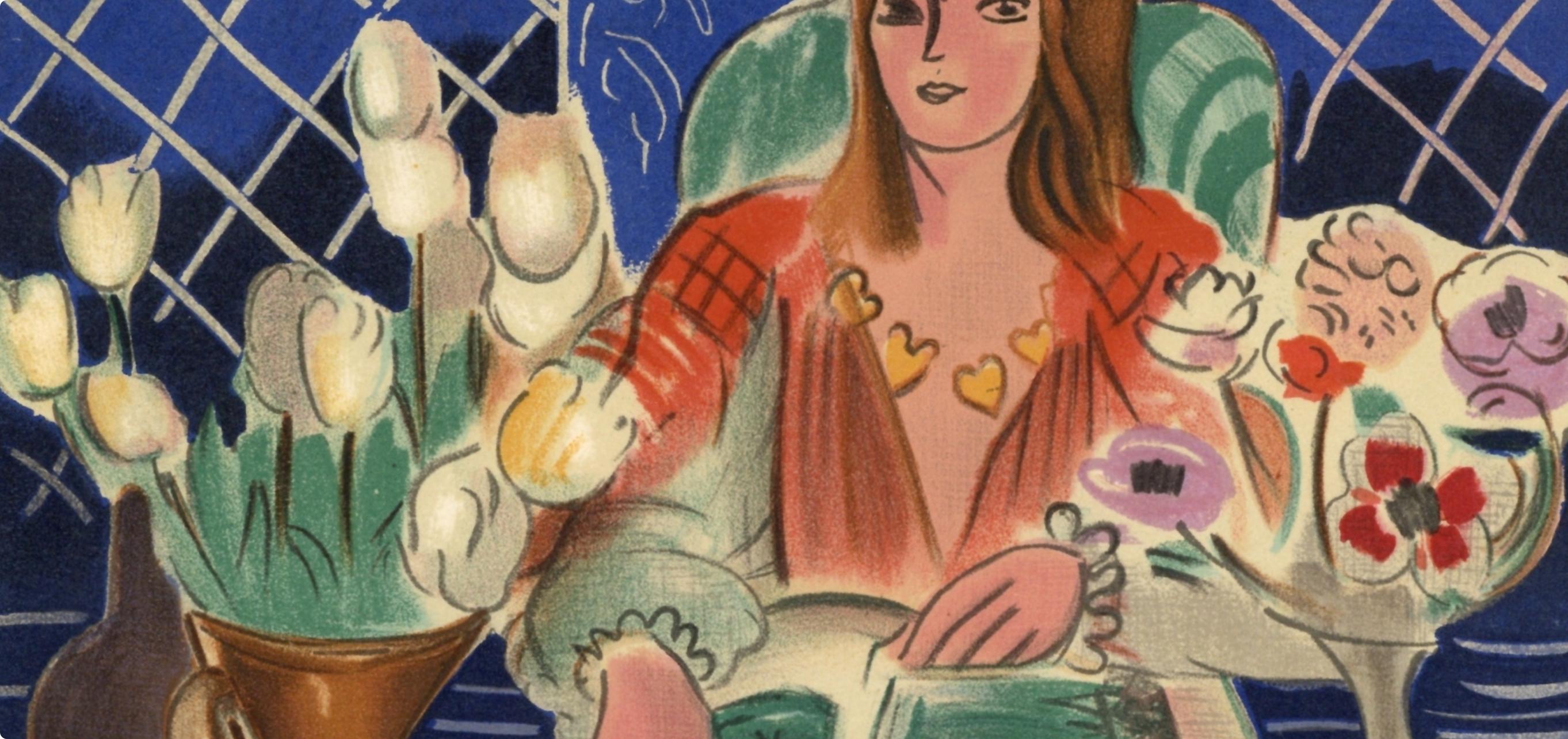Matisse, Mademoiselle A.N., Portraits par Henri Matisse (after) For Sale 2