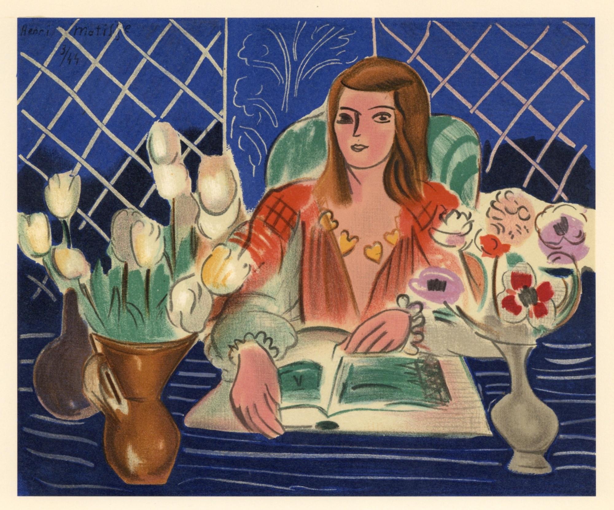 Matisse, Mademoiselle A.N., Portraits par Henri Matisse (after) For Sale 4